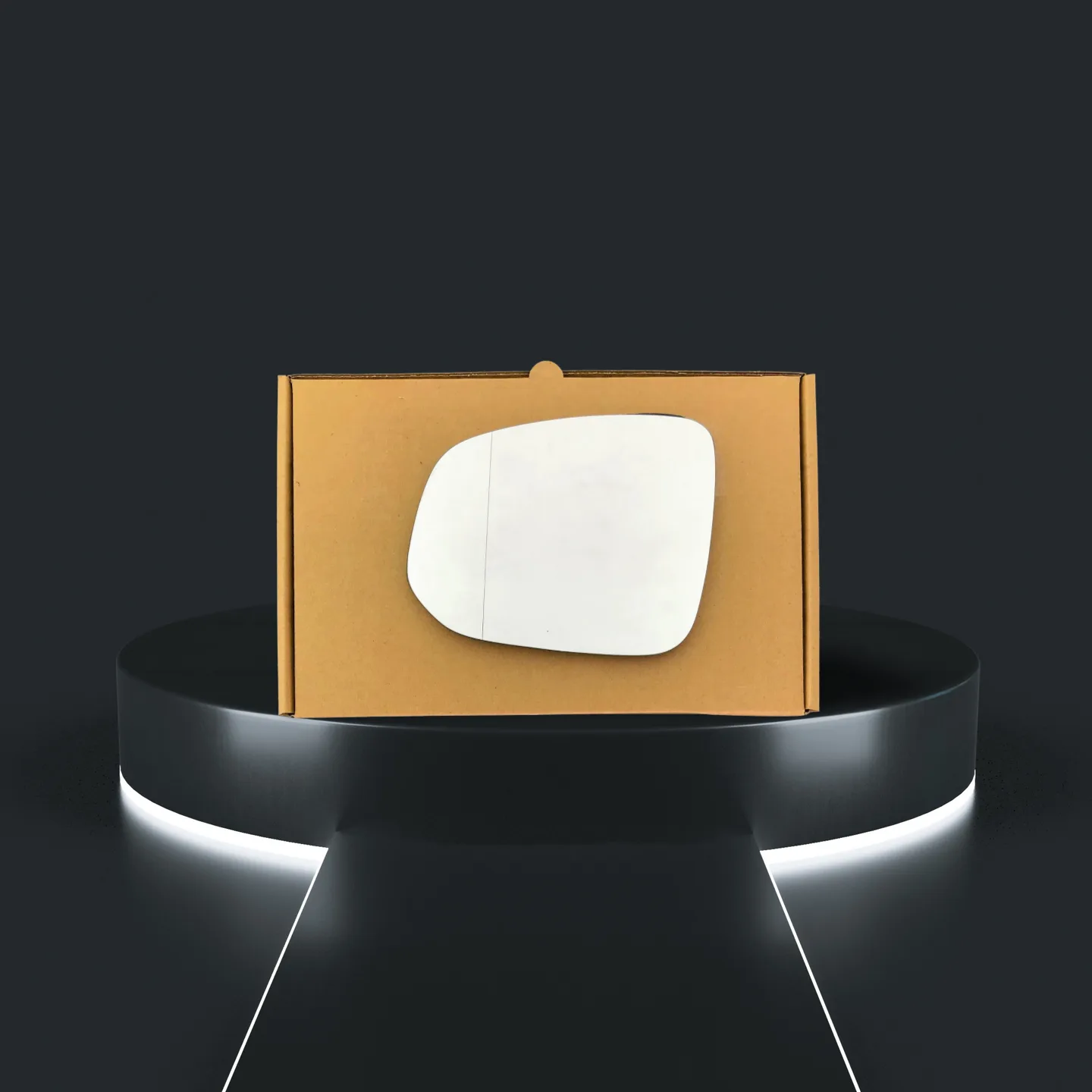 Volvo XC90 Stick-on Wing Mirror Glass 2016-2024 — Wide Angle — Left Passenger Side