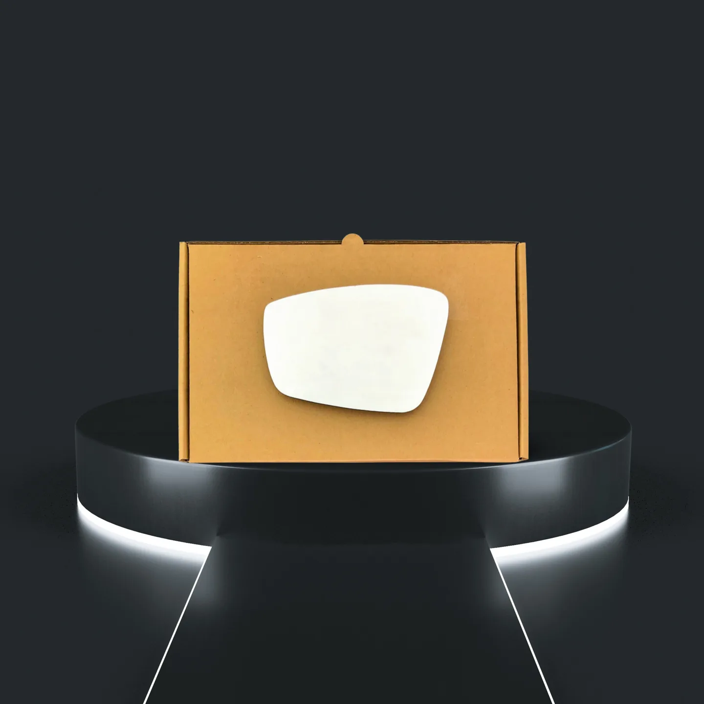 Stick on Wing Mirror Glass — Left Passenger Side