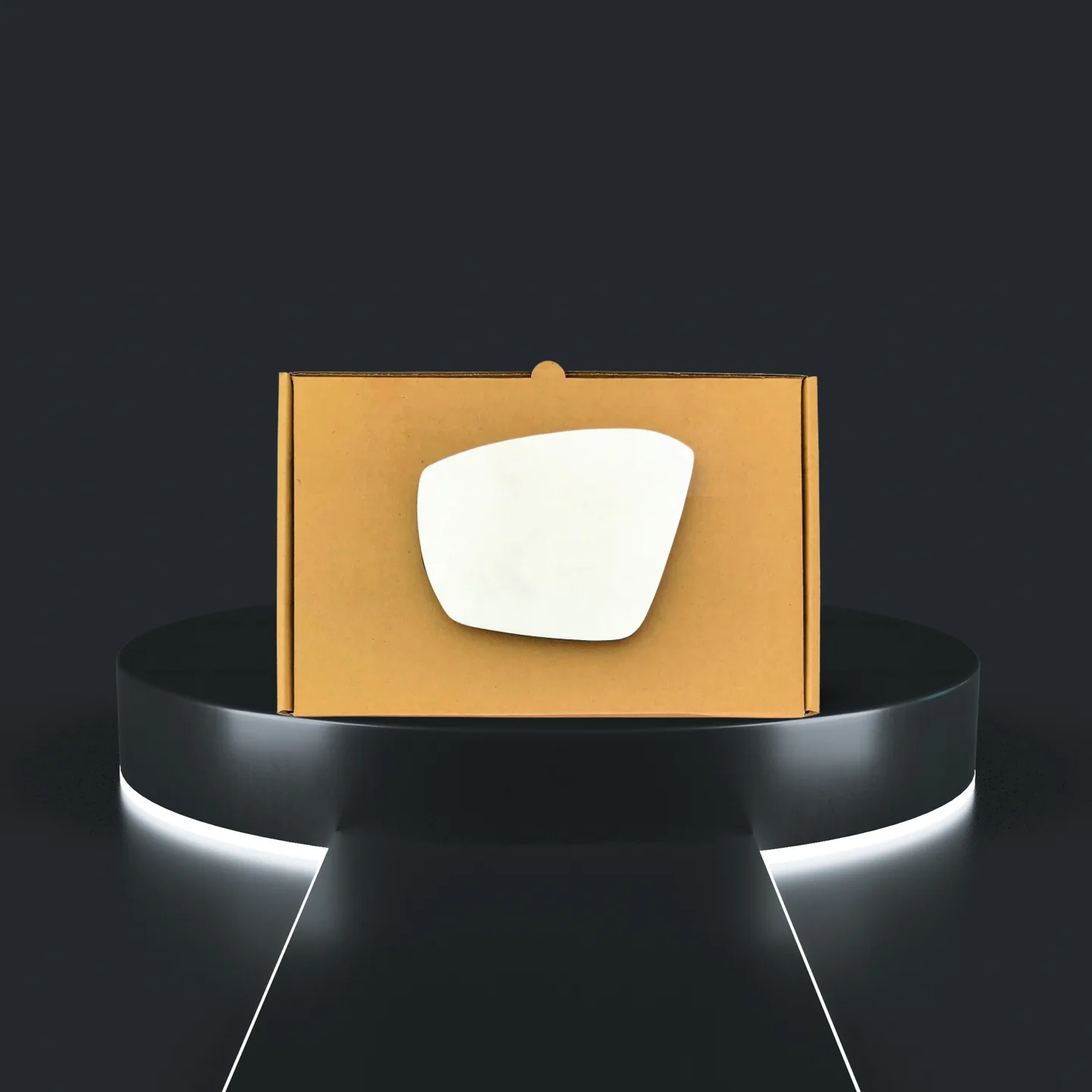 Stick on Wing Mirror Glass — Left Passenger Side