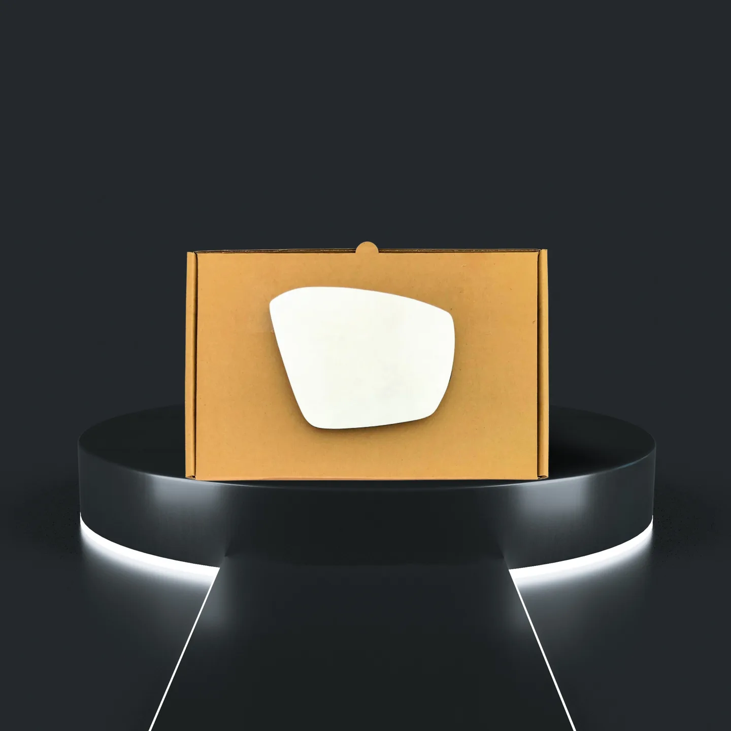 Stick on Wing Mirror Glass — Right Driver Side