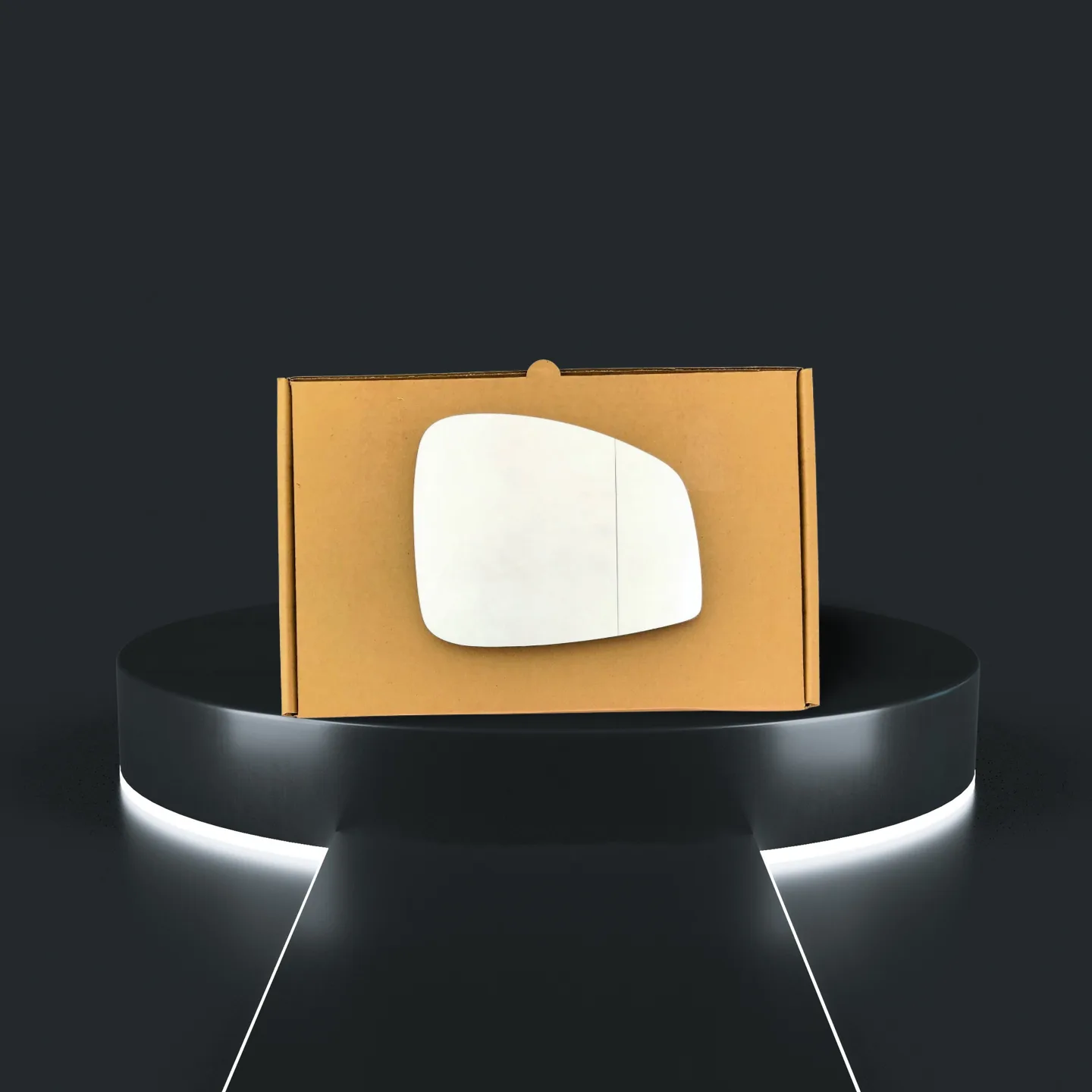 Renault Scenic Stick-on Wing Mirror Glass 2009-2016 — Wide Angle — Right Driver Side