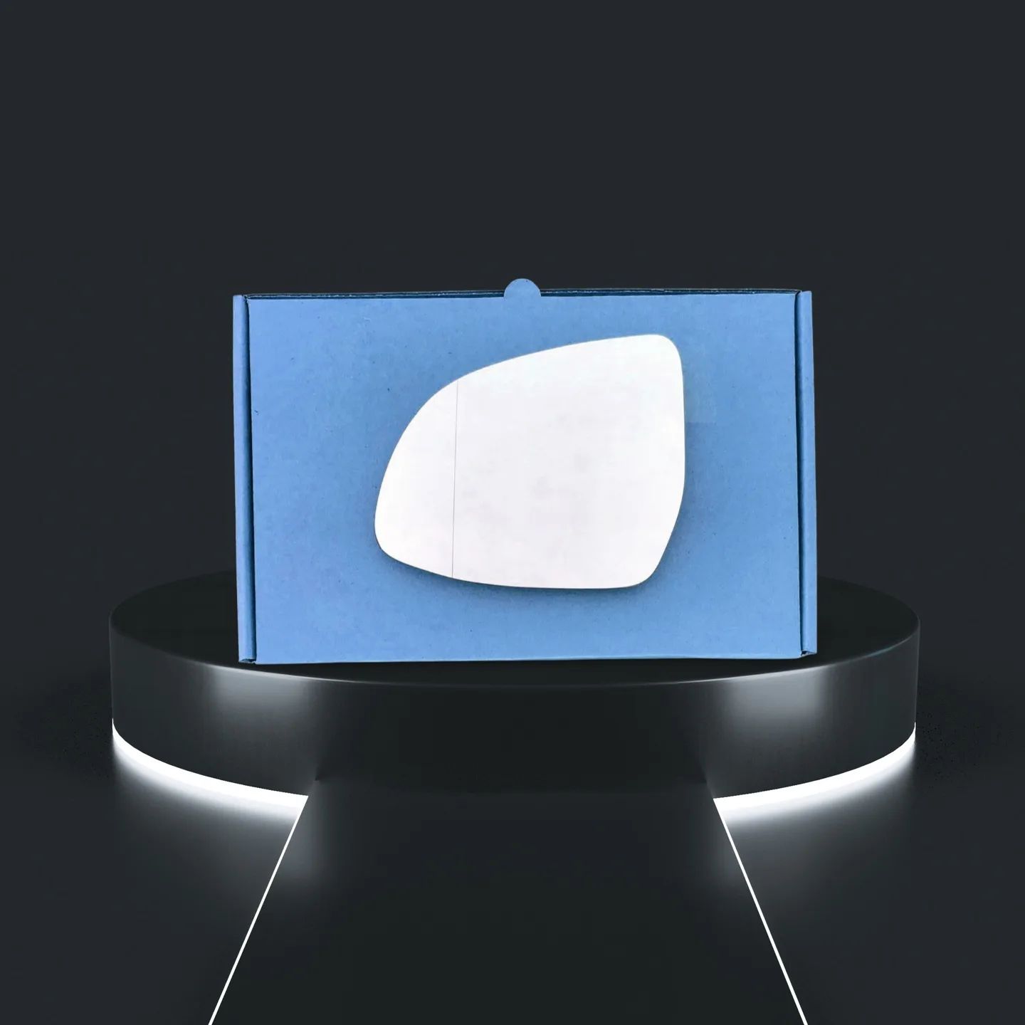 BMW X6 Stick-on Wing Mirror Glass 2015-2024 — Wide Angle — Left Passenger Side