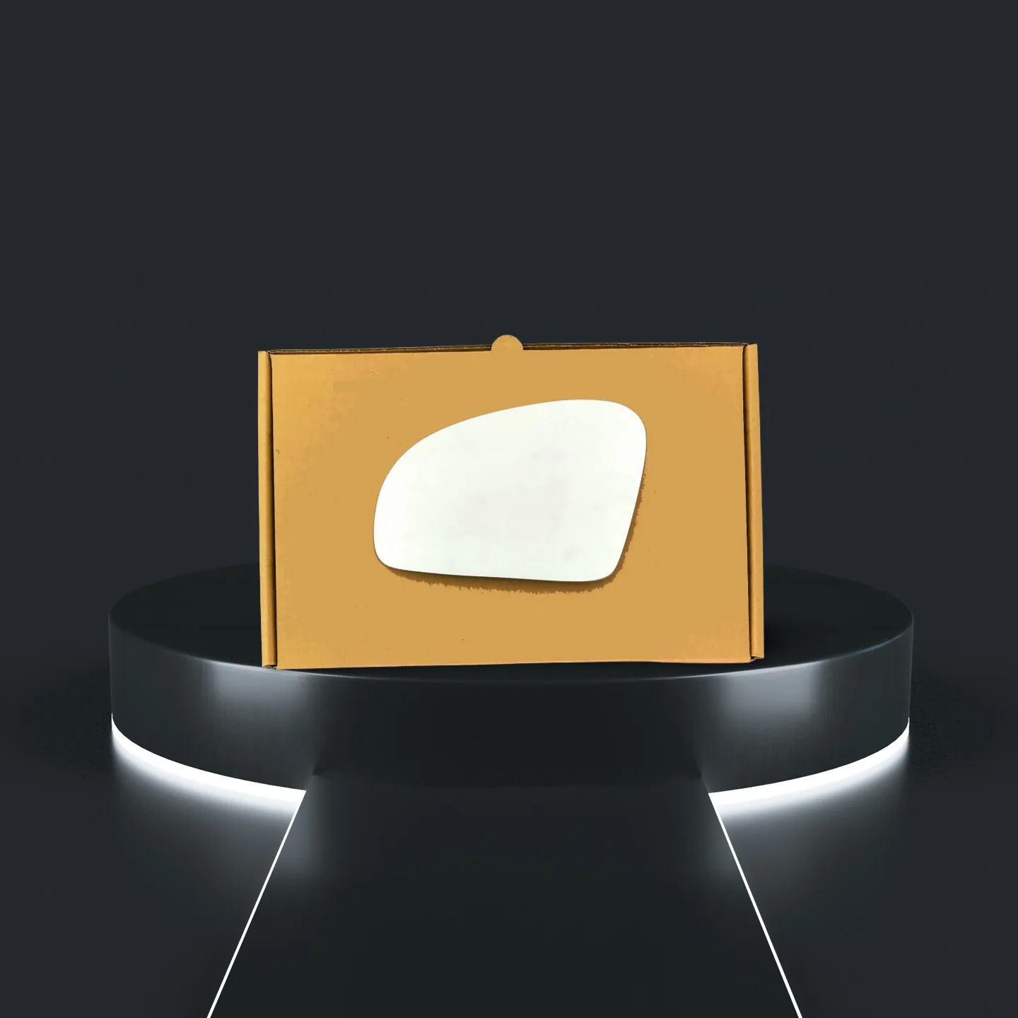 Stick on Wing Mirror Glass — Left Passenger Side