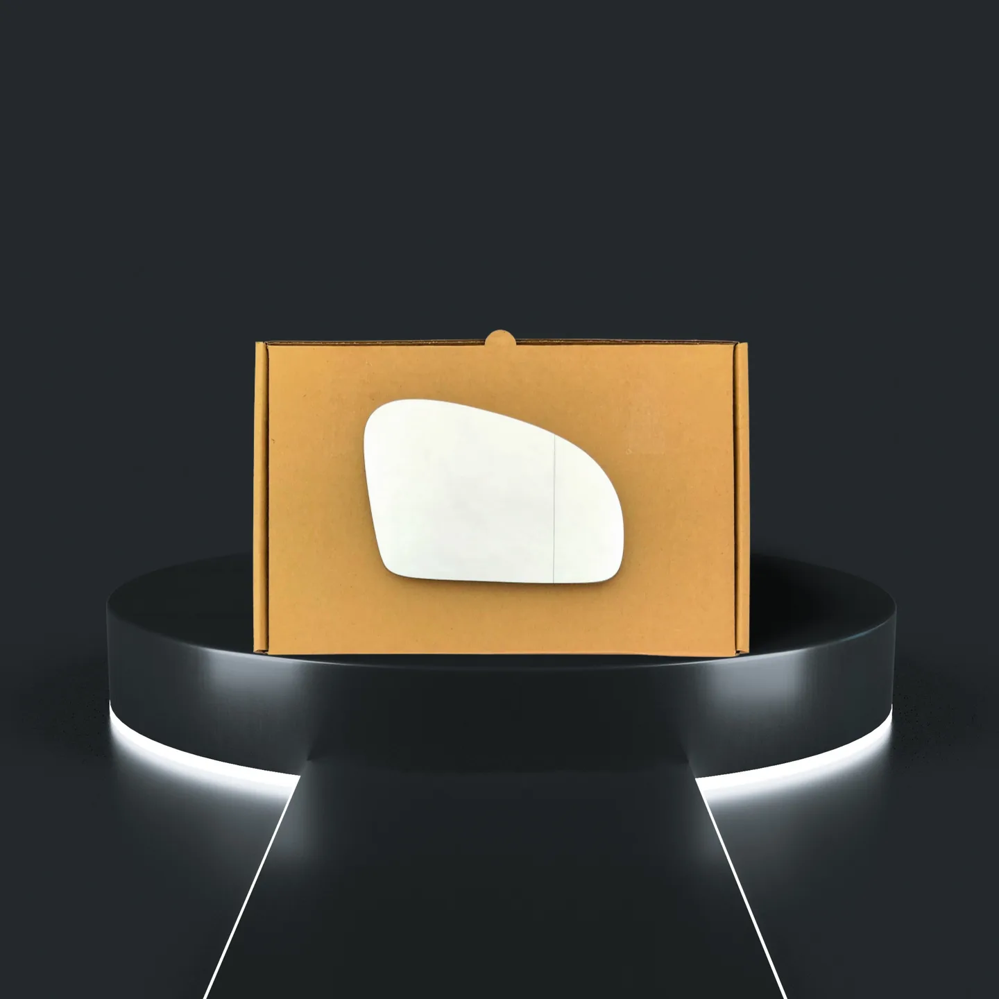 Mercedes SLK Stick-on Wing Mirror Glass 2011-2020 — Wide Angle — Right Driver Side