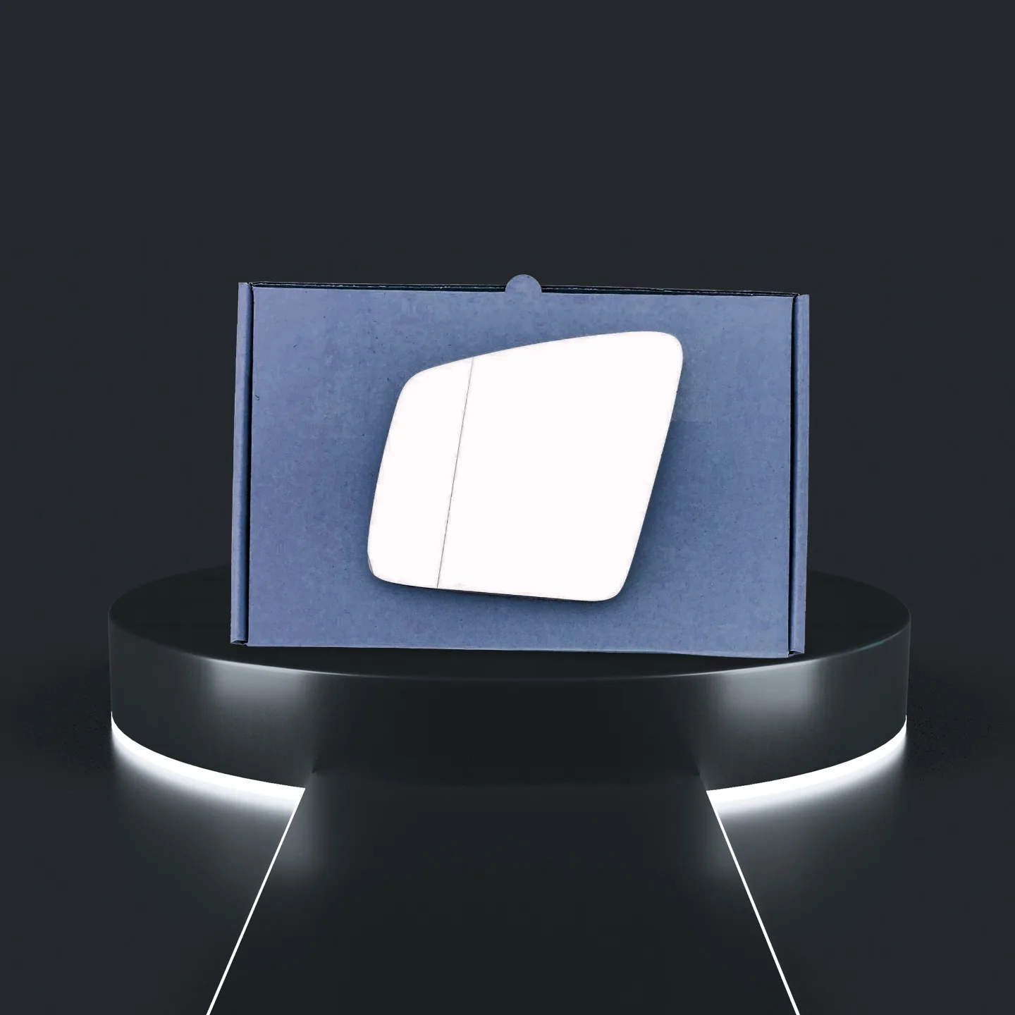 Mercedes ML Stick-on Wing Mirror Glass 2012-2020 — Wide Angle — Left Passenger Side