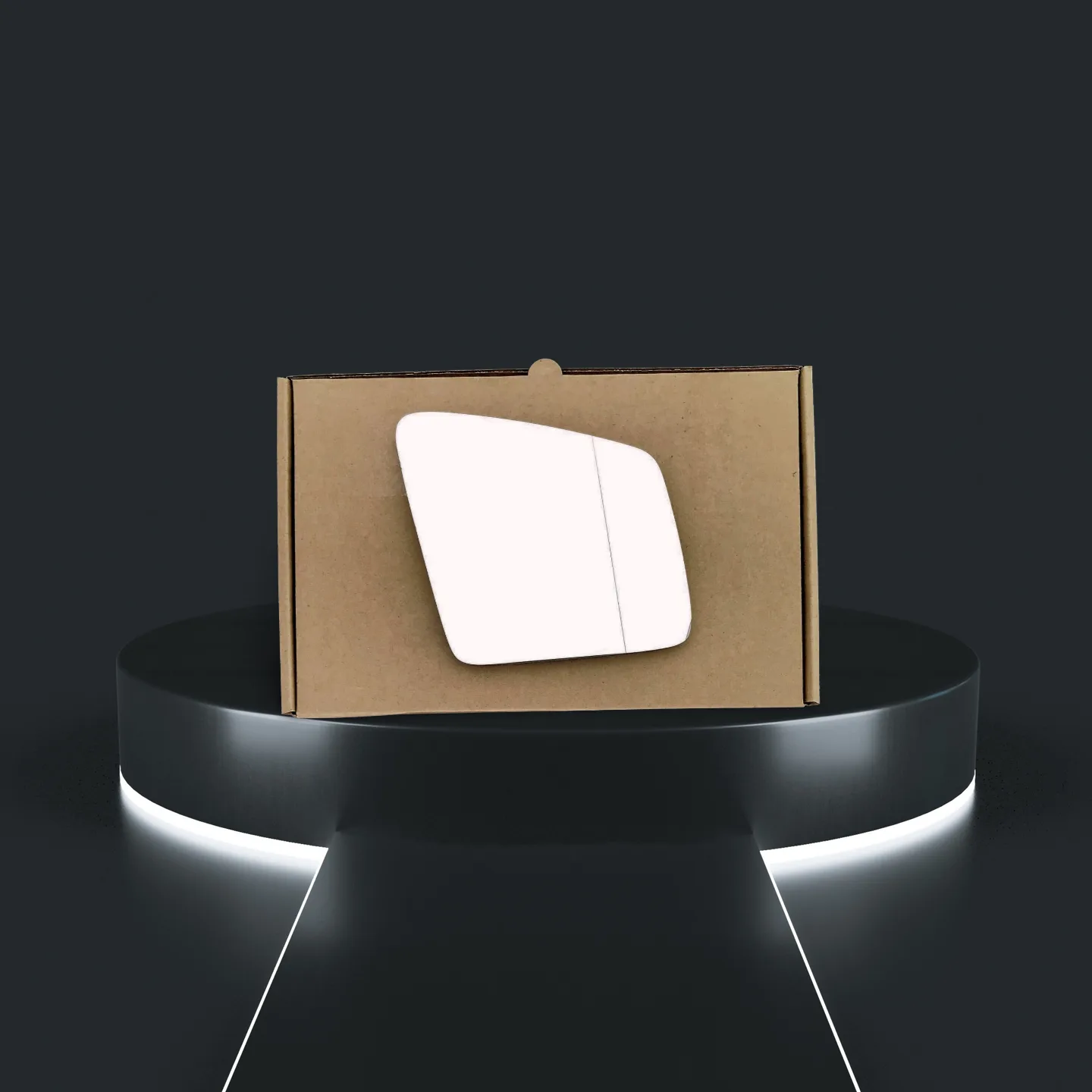 Mercedes ML Stick-on Wing Mirror Glass 2012-2020 — Wide Angle — Right Driver Side