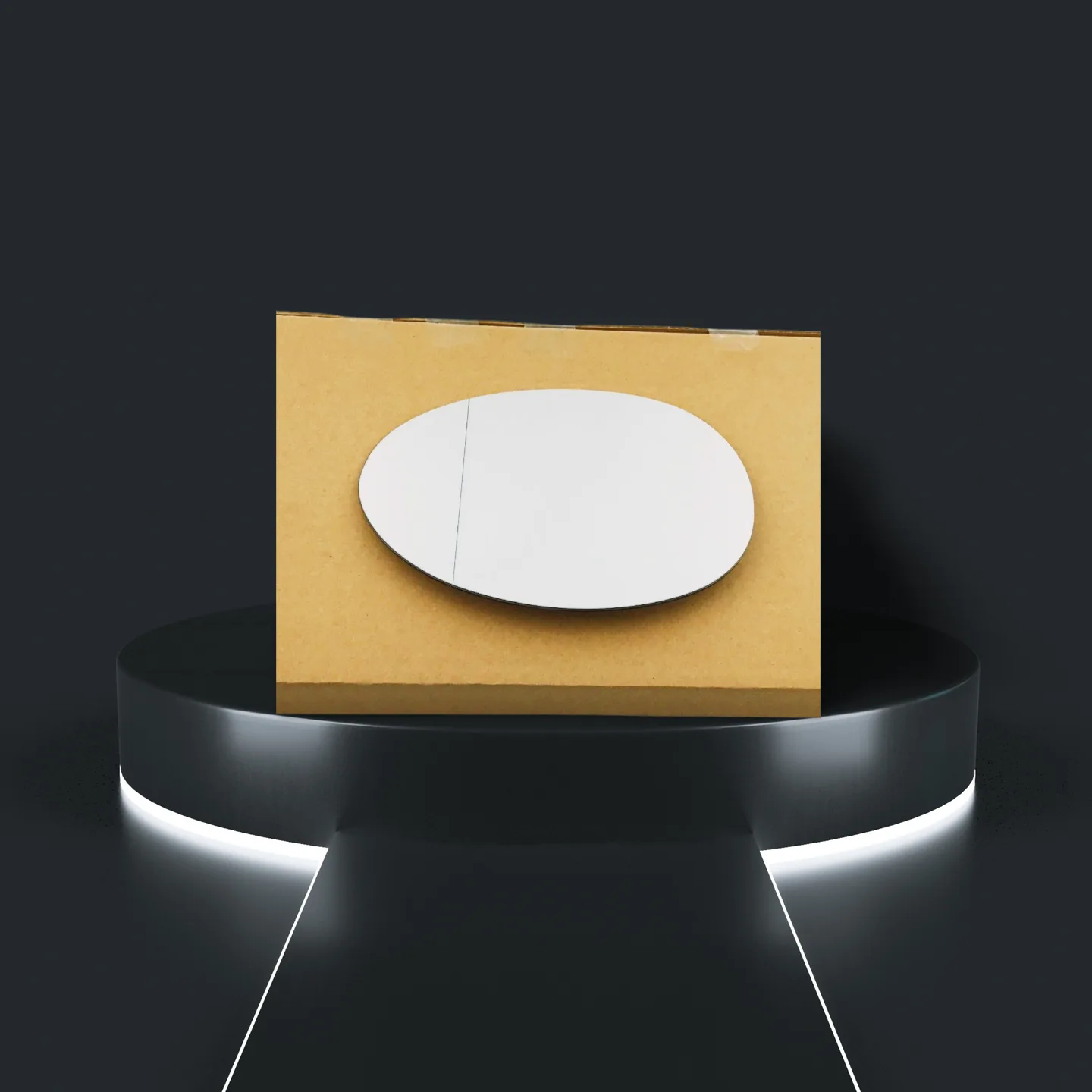 Stick on Wing Mirror Glass — Left Passenger Side
