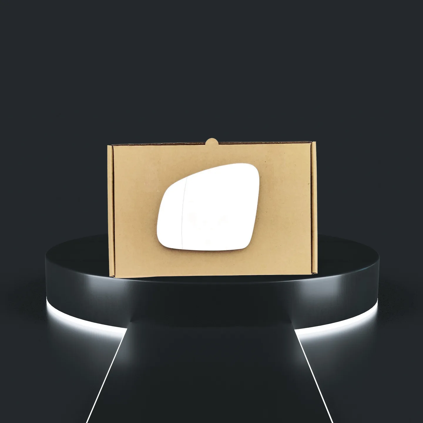 Stick on Wing Mirror Glass — Left Passenger Side