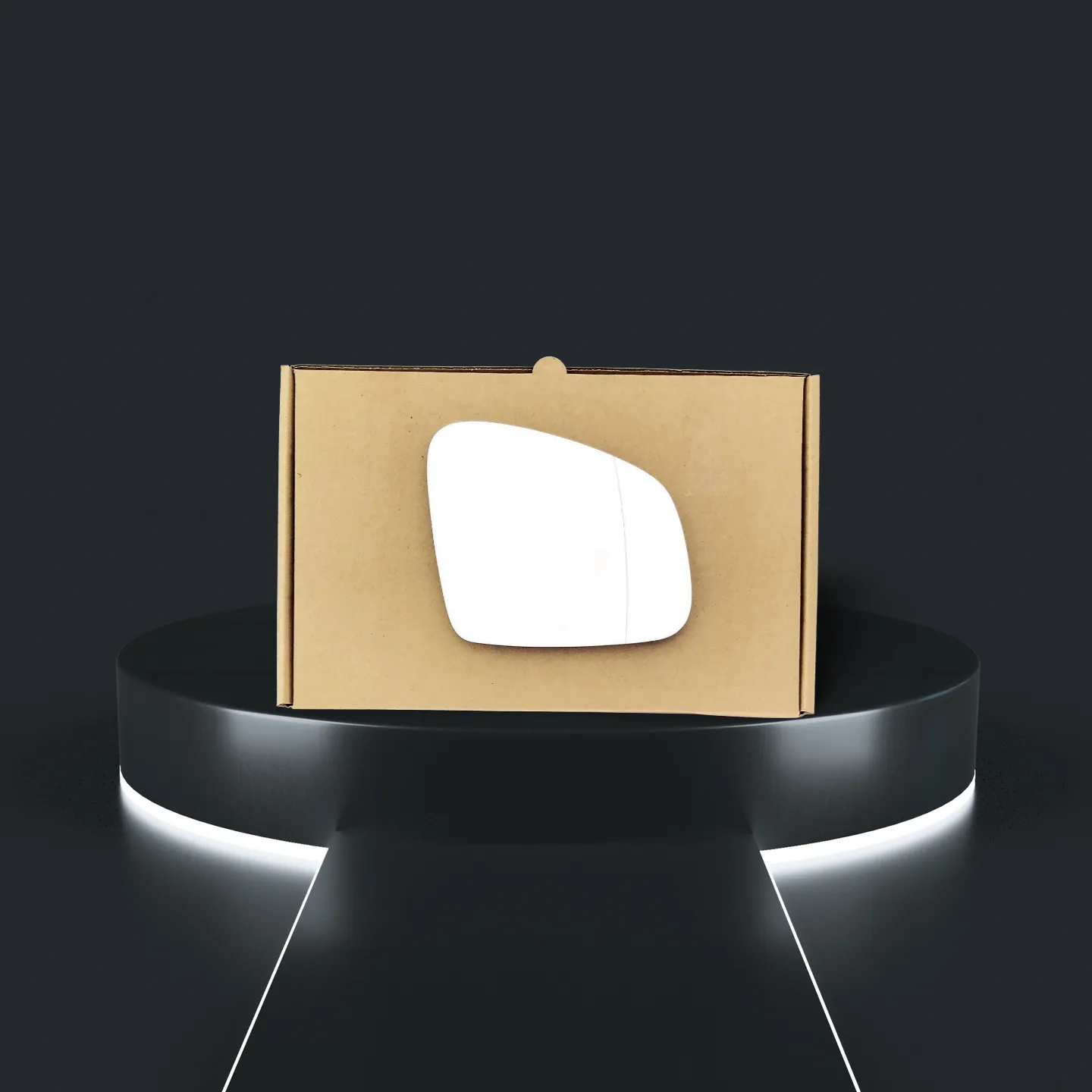 Smart Fortwo Stick-on Wing Mirror Glass 2015-2020 — Wide Angle — Right Driver Side