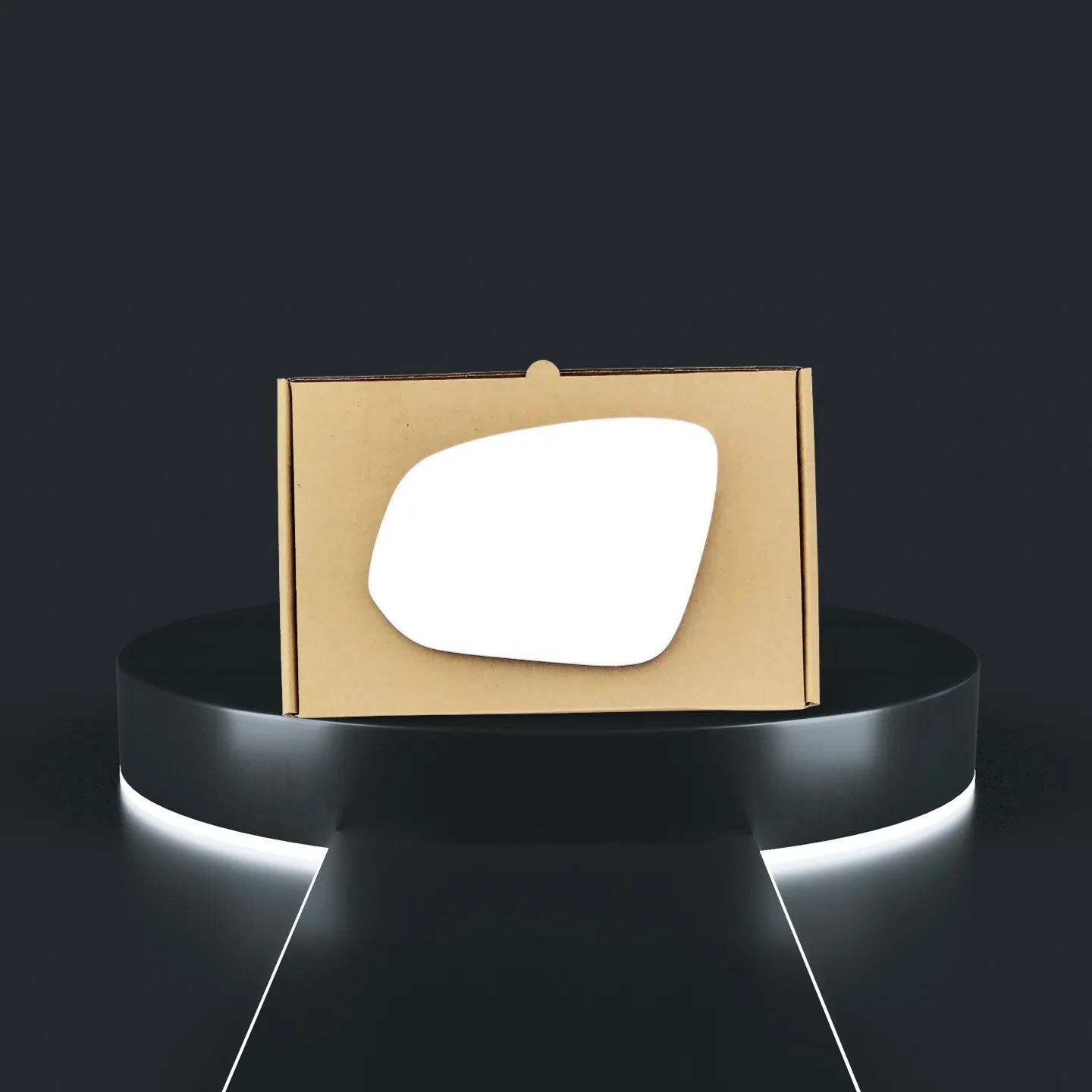 Stick on Wing Mirror Glass — Left Passenger Side