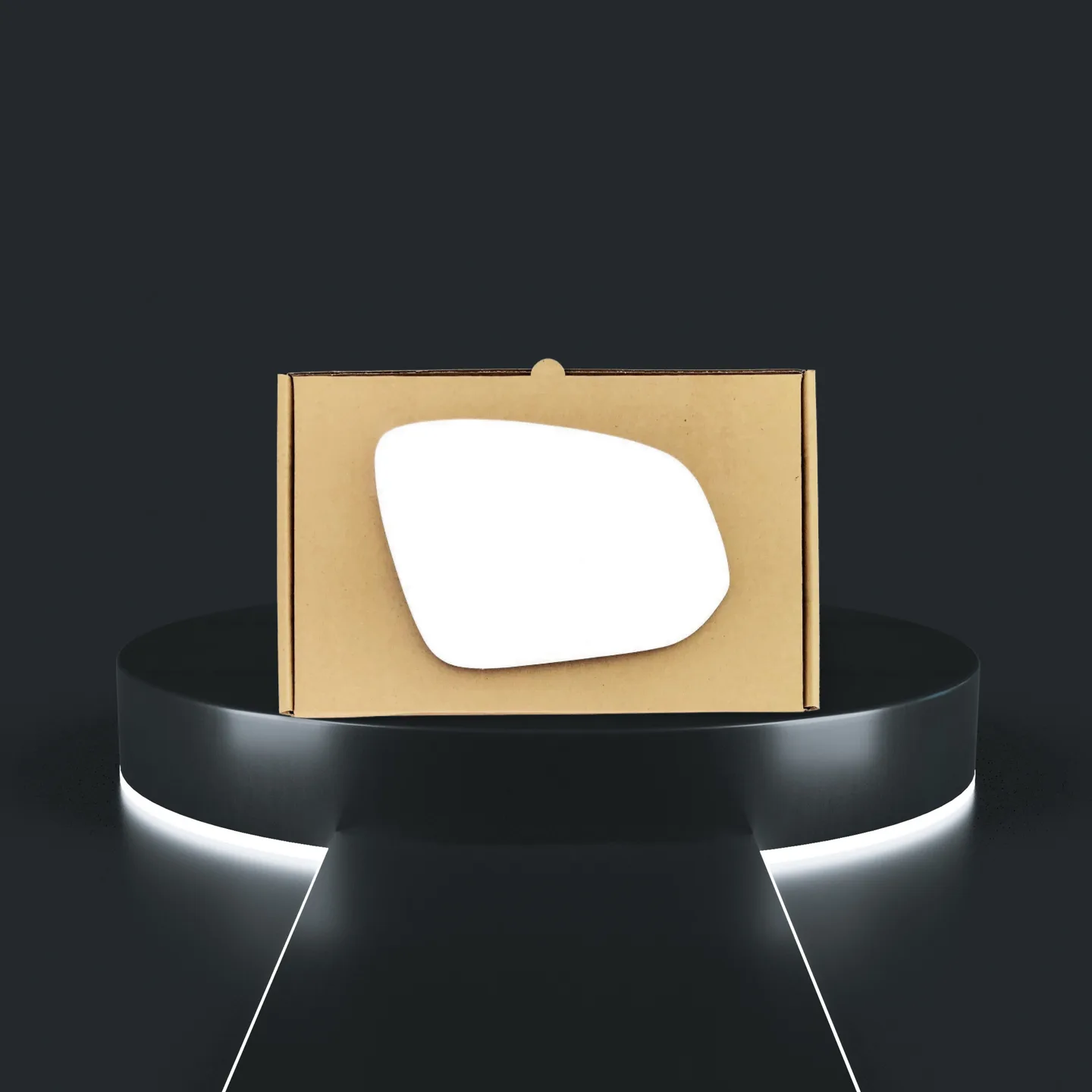 Stick on Wing Mirror Glass — Right Driver Side