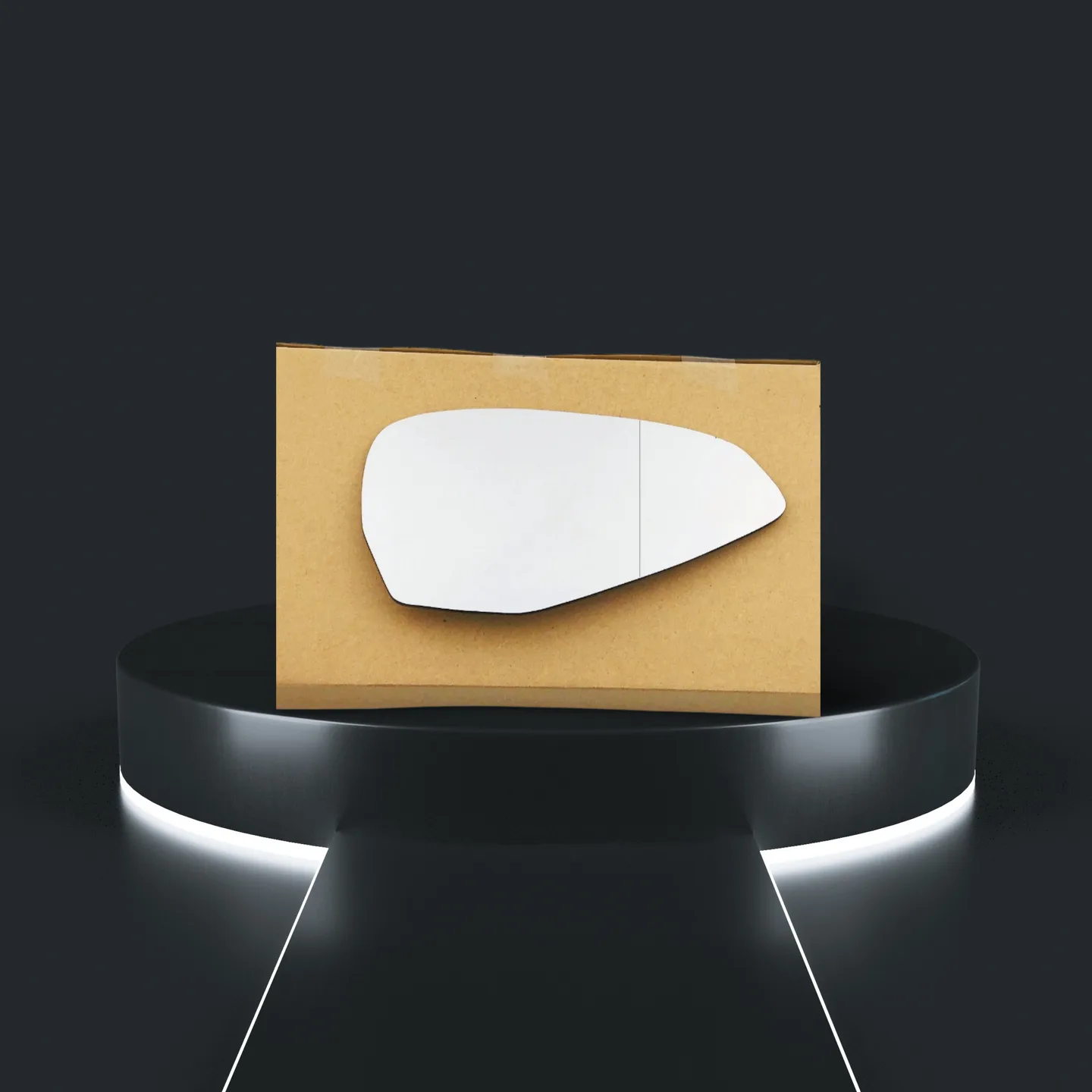 Stick on Wing Mirror Glass — Right Driver Side
