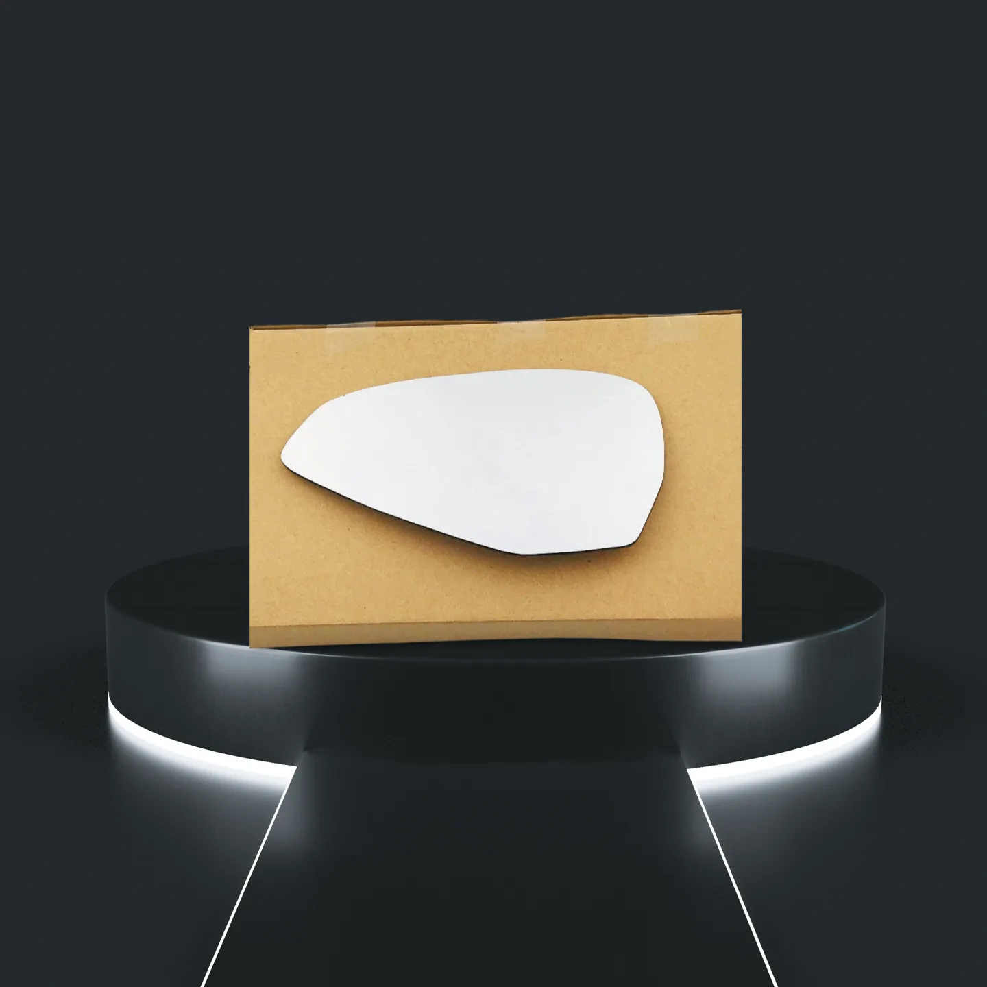 Stick on Wing Mirror Glass — Left Passenger Side