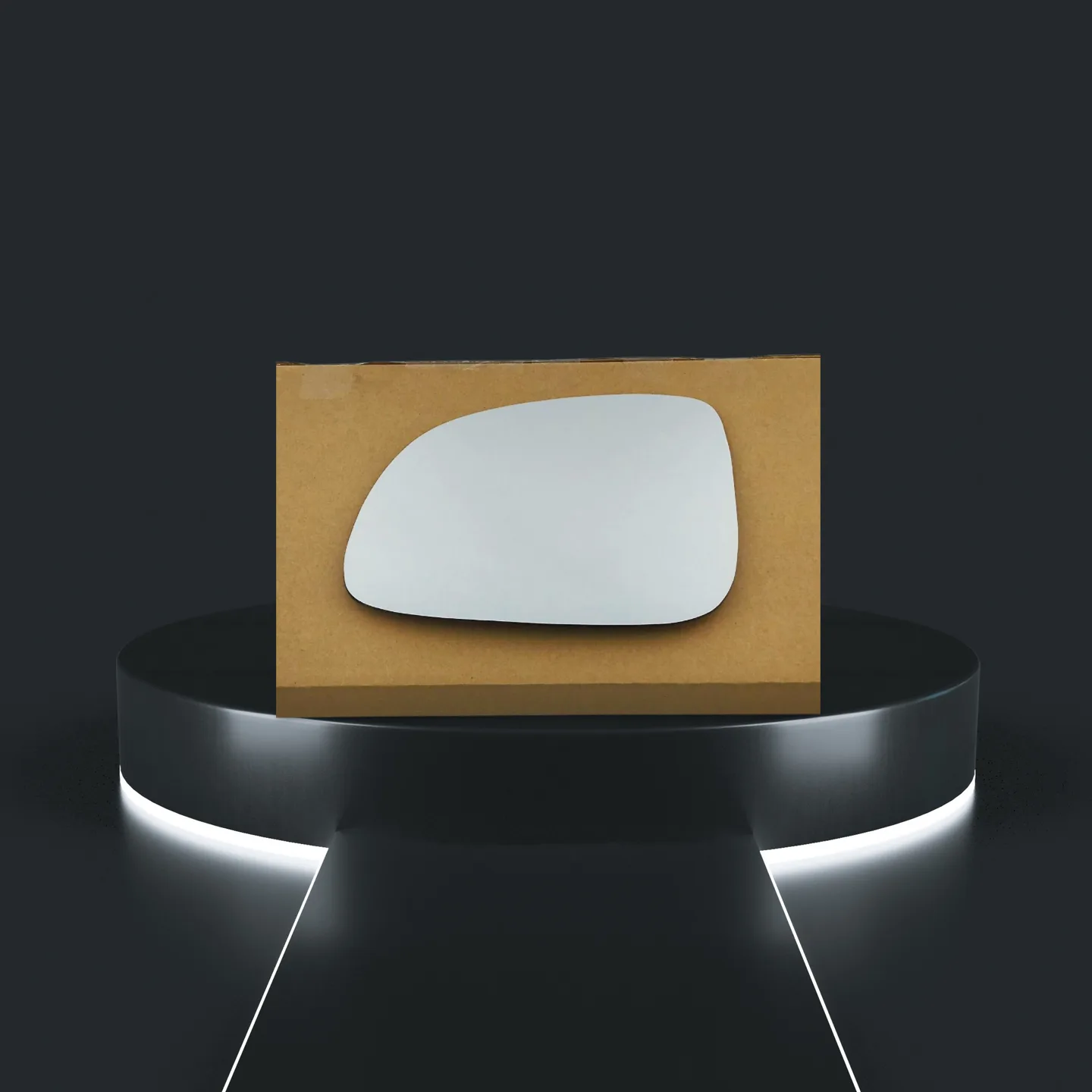 Chevrolet Captiva Stick-on Wing Mirror Glass 2011-2016 — Convex — Left Passenger Side