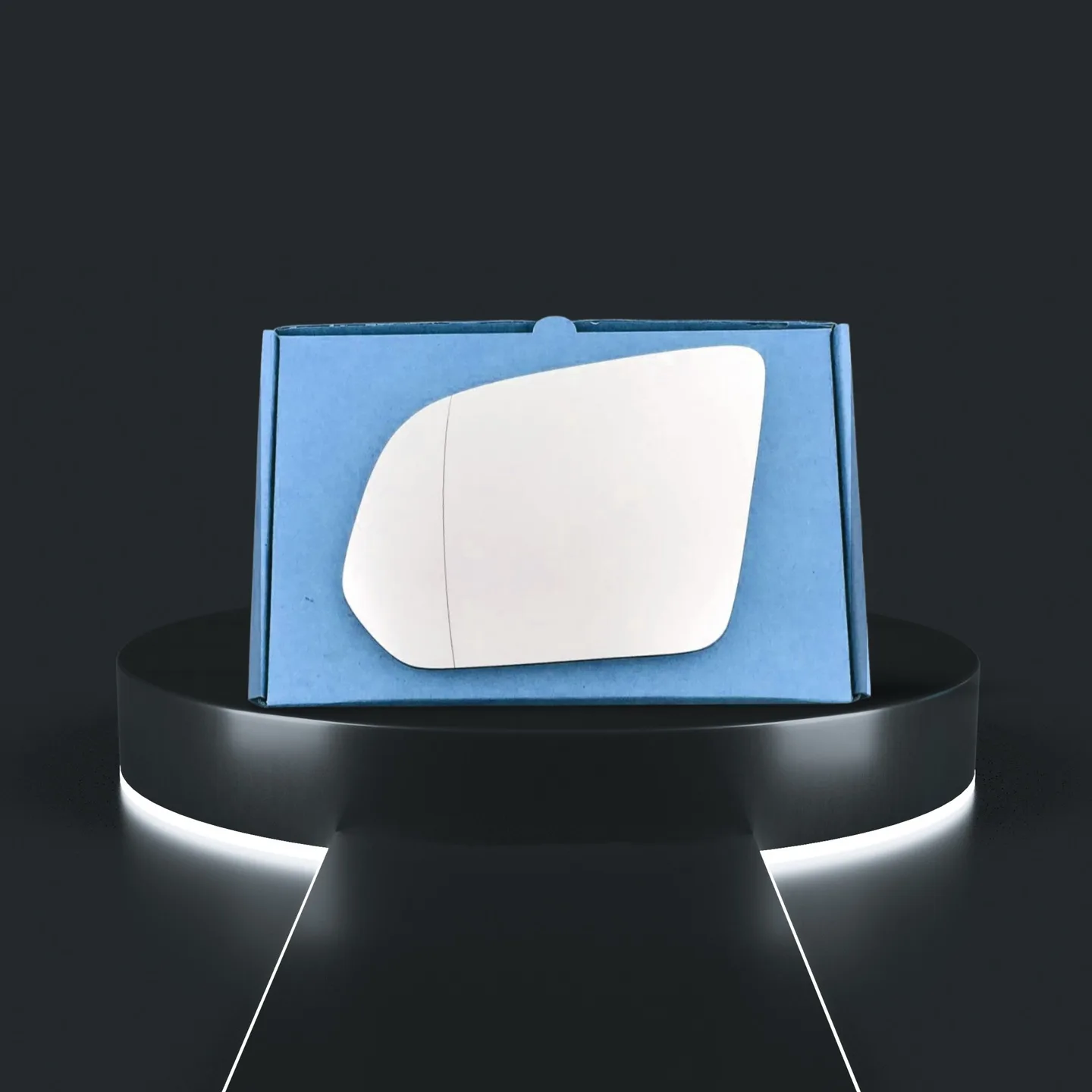 Stick on Wing Mirror Glass — Left Passenger Side