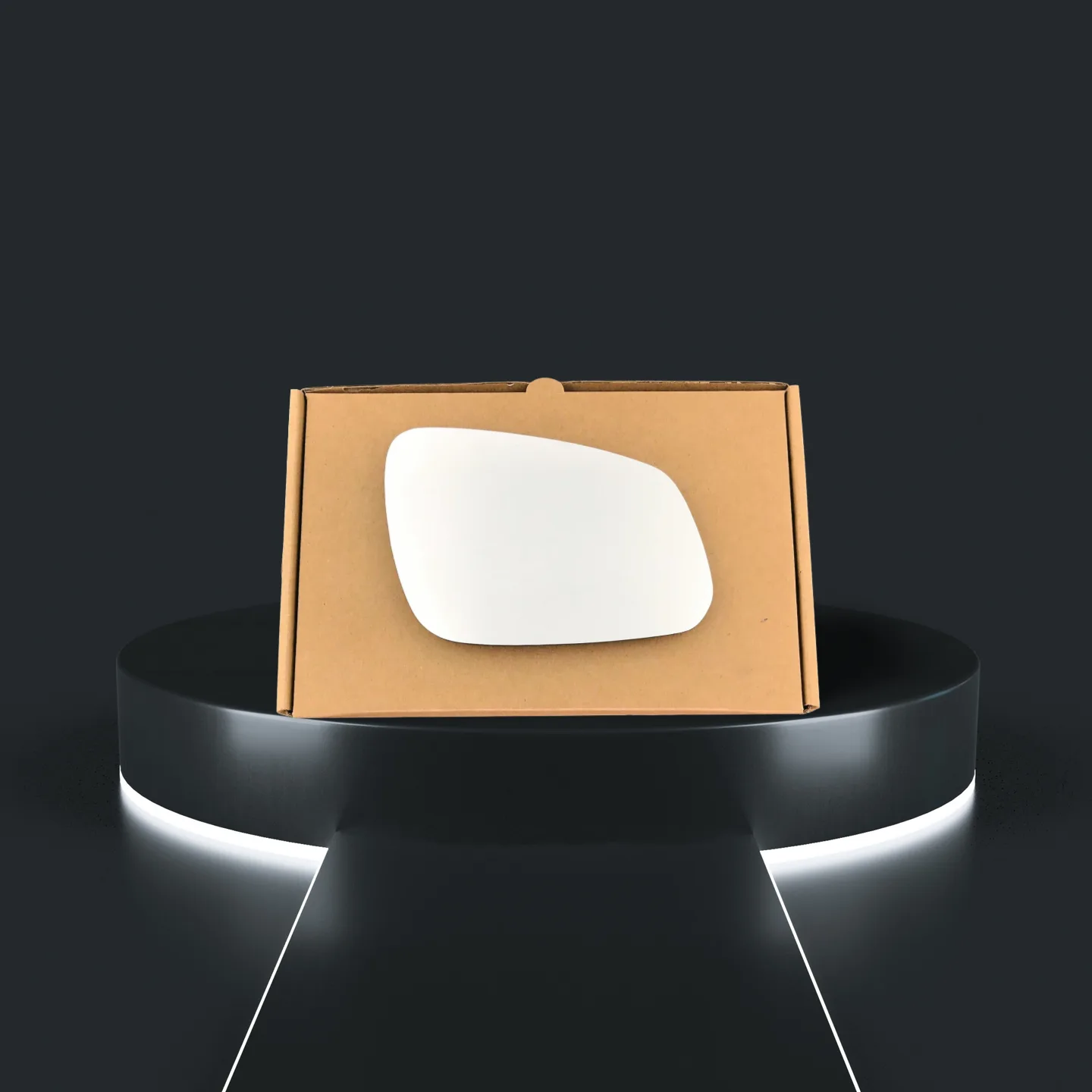 Vauxhall Karl Stick-on Wing Mirror Glass 2016-2020 — Convex — Left Passenger Side