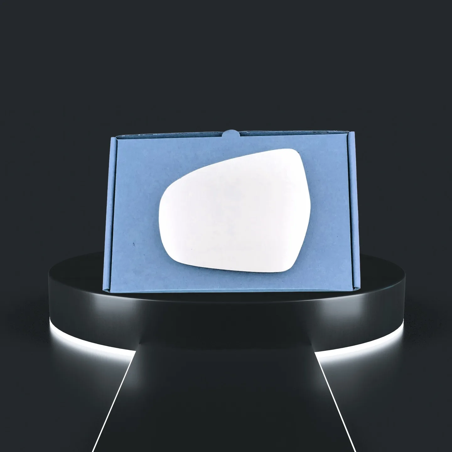 Suzuki SX4 S CROSS Stick-on Wing Mirror Glass 2015-2020 — Convex — Left Passenger Side