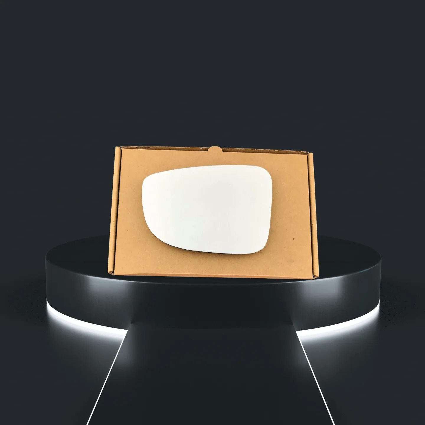 Stick on Wing Mirror Glass — Left Passenger Side