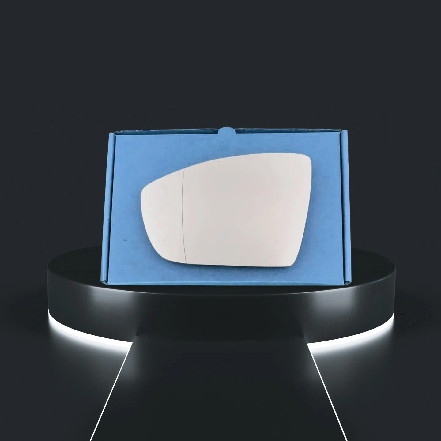 Ford Kuga Stick-on Wing Mirror Glass 2012-2020 — Wide Angle — Left Passenger Side