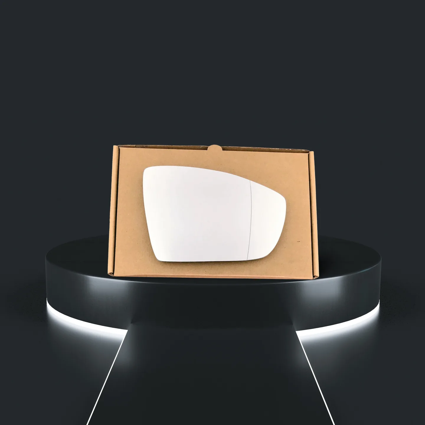 Ford Kuga Stick-on Wing Mirror Glass 2012-2020 — Wide Angle — Right Driver Side