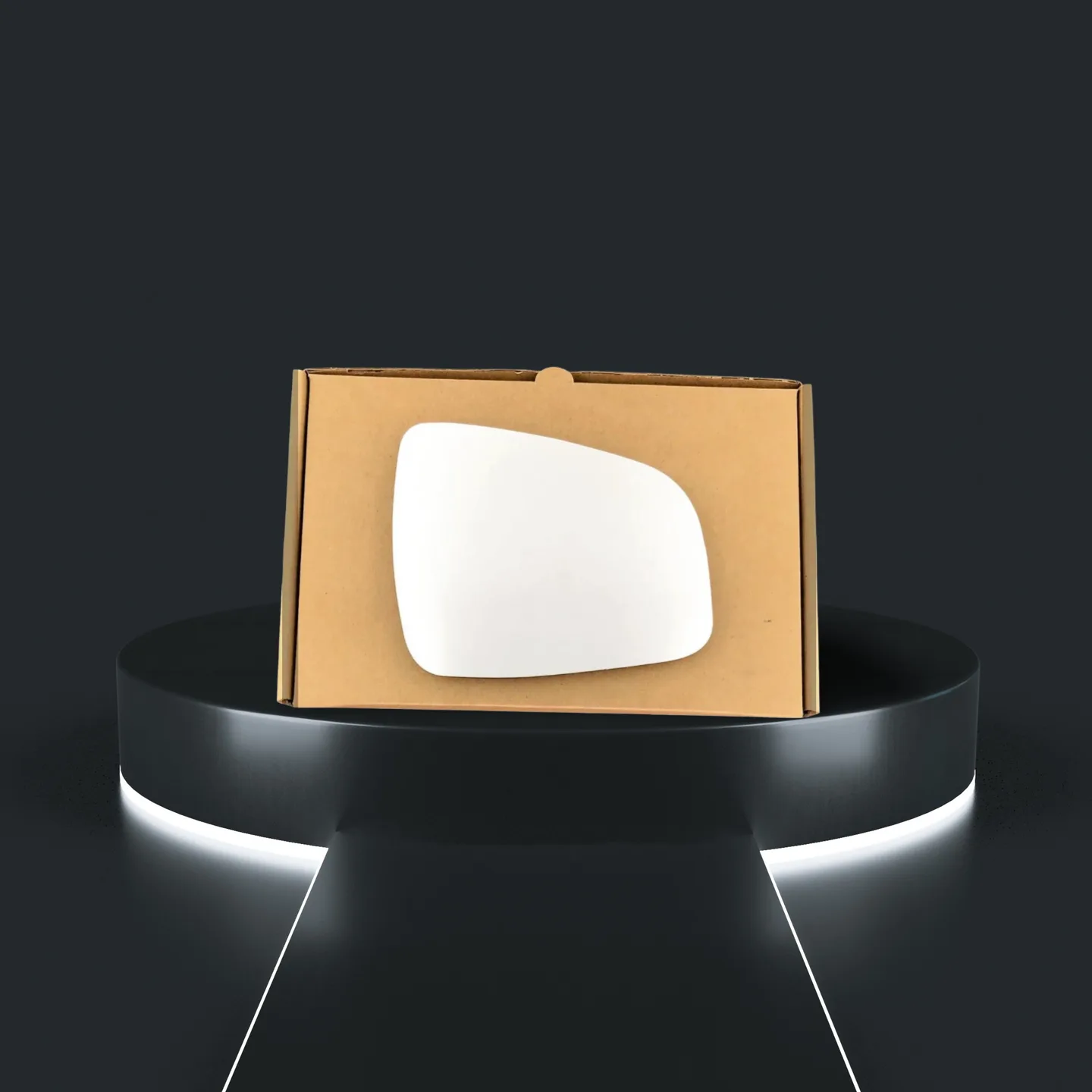 Dacia Duster Stick-on Wing Mirror Glass 2013-2017 — Convex — Left Passenger Side