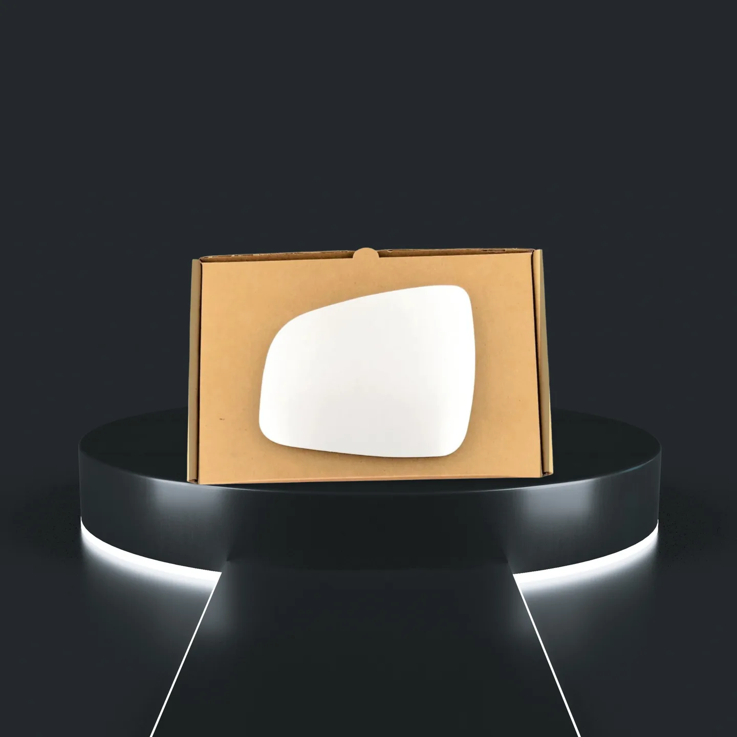 Dacia Duster Stick-on Wing Mirror Glass 2013-2017 — Convex — Right Driver Side