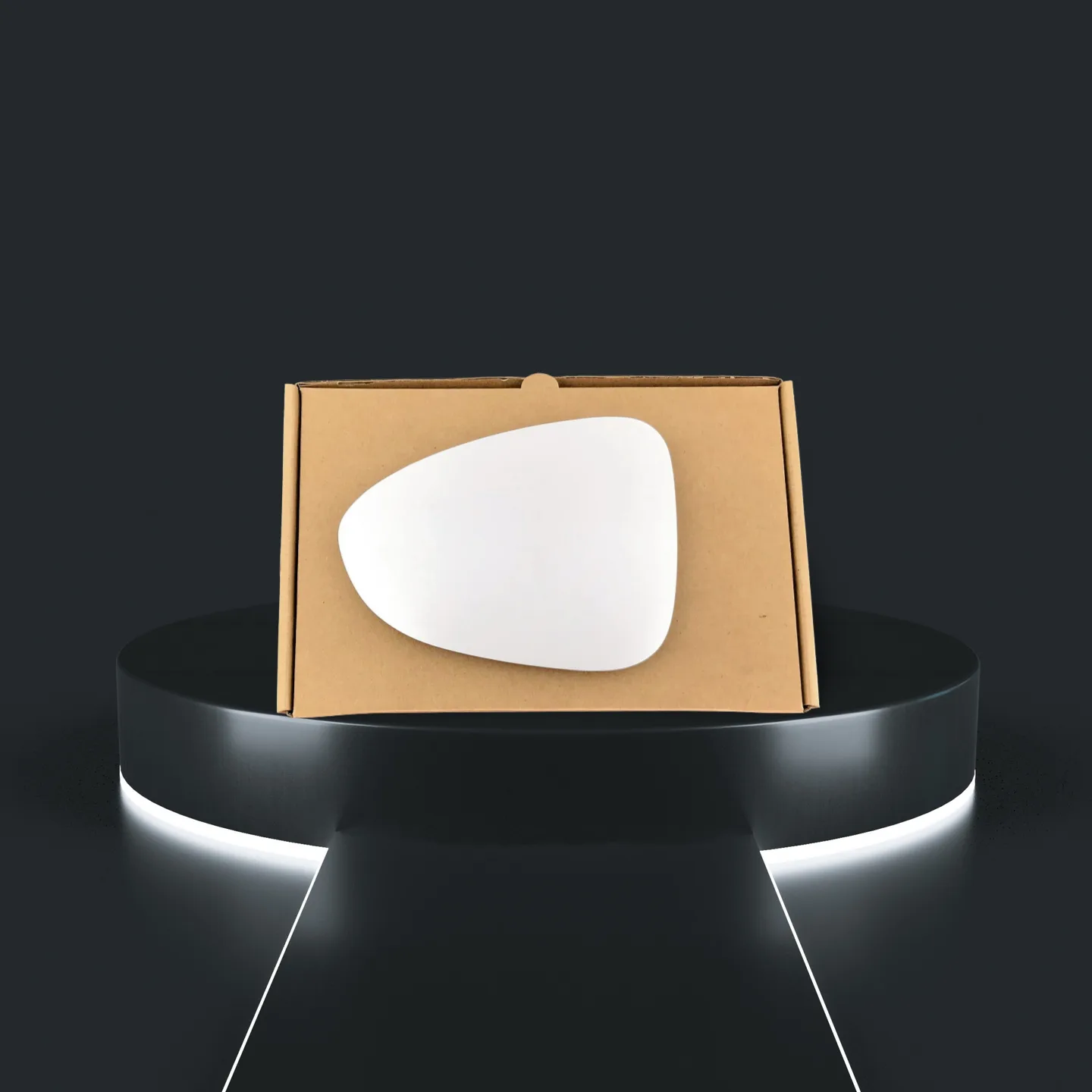 Vauxhall Zafira Tourer Stick-on Wing Mirror Glass 2011-2020 — Convex — Left Passenger Side