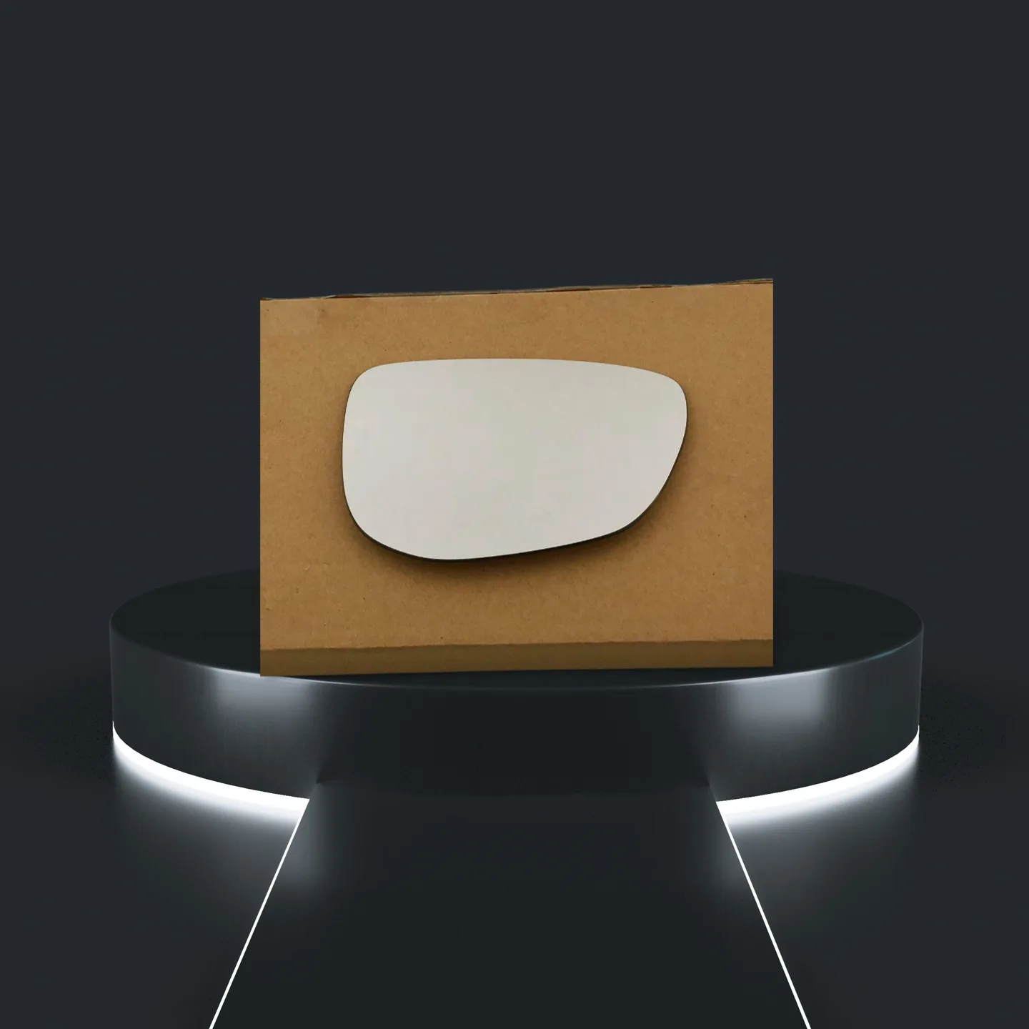 Stick on Wing Mirror Glass — Right Driver Side