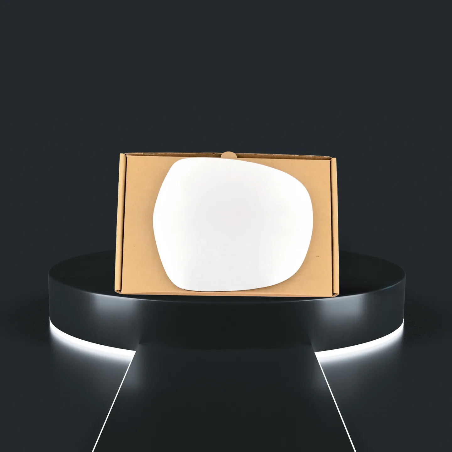 Stick on Wing Mirror Glass — Right Driver Side