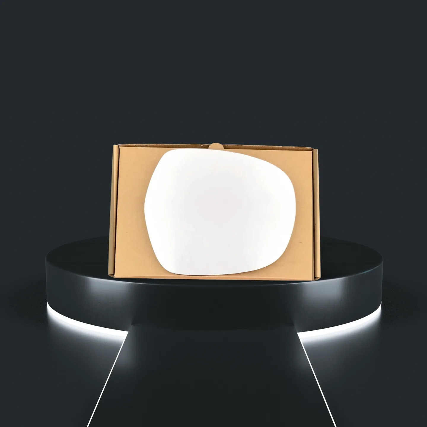 Stick on Wing Mirror Glass — Left Passenger Side