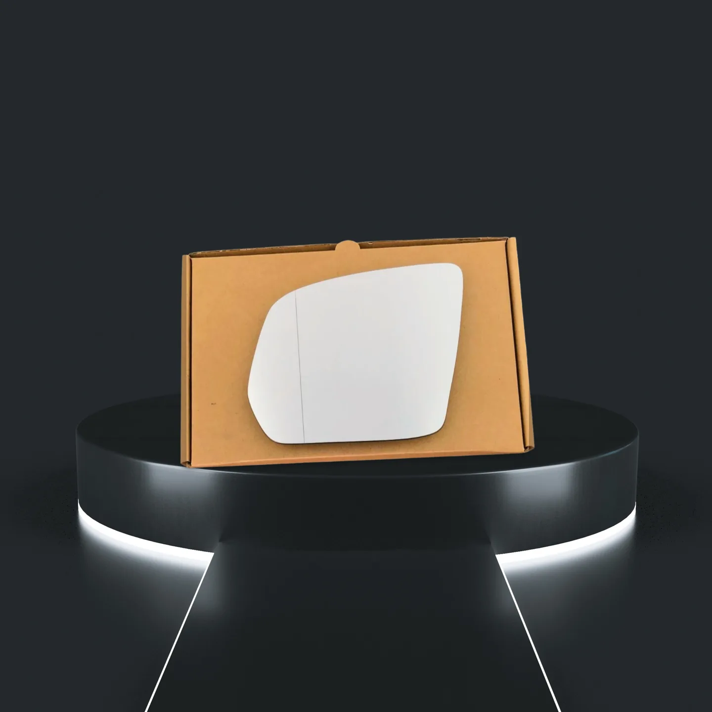 Stick on Wing Mirror Glass — Left Passenger Side