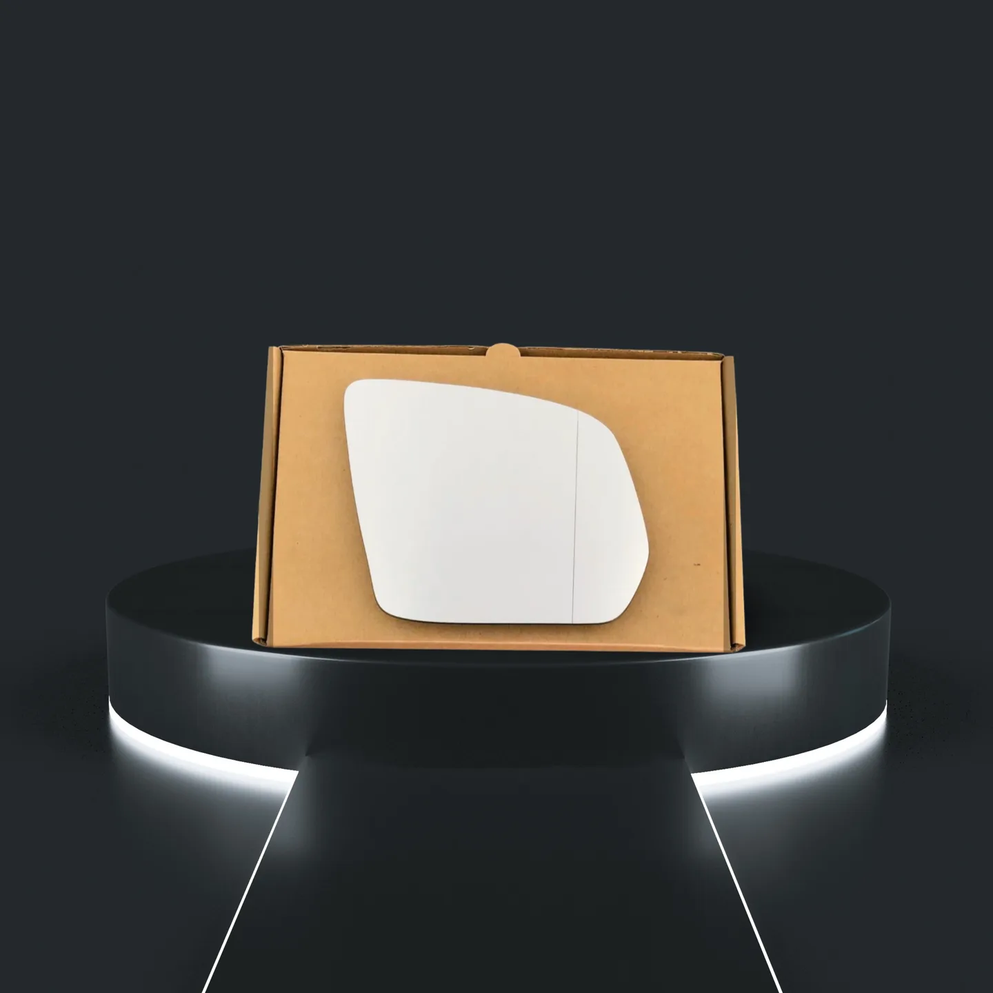 Stick on Wing Mirror Glass — Right Driver Side