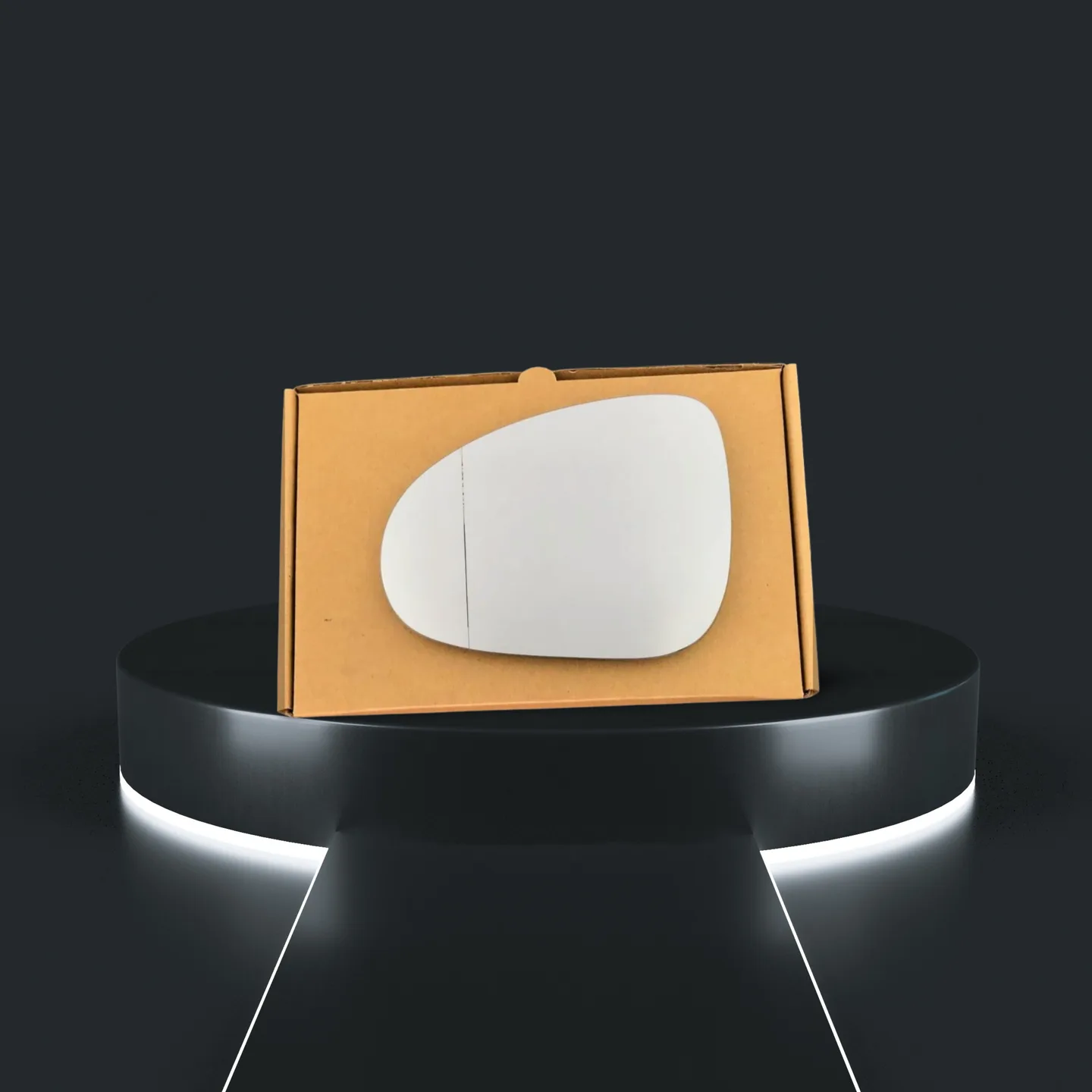 Stick on Wing Mirror Glass — Left Passenger Side