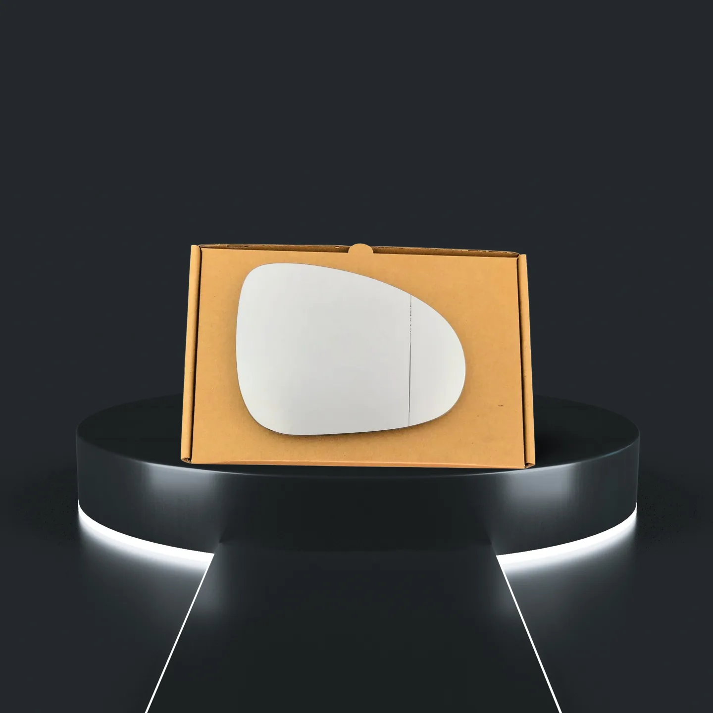 Stick on Wing Mirror Glass — Right Driver Side