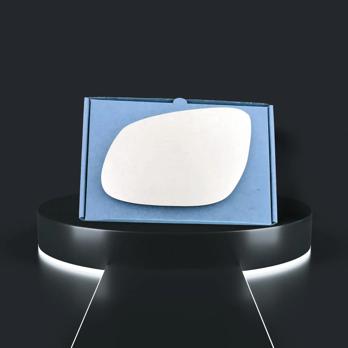 Porsche Cayenne Stick-on Wing Mirror Glass 2003-2006 — Convex — Left Passenger Side
