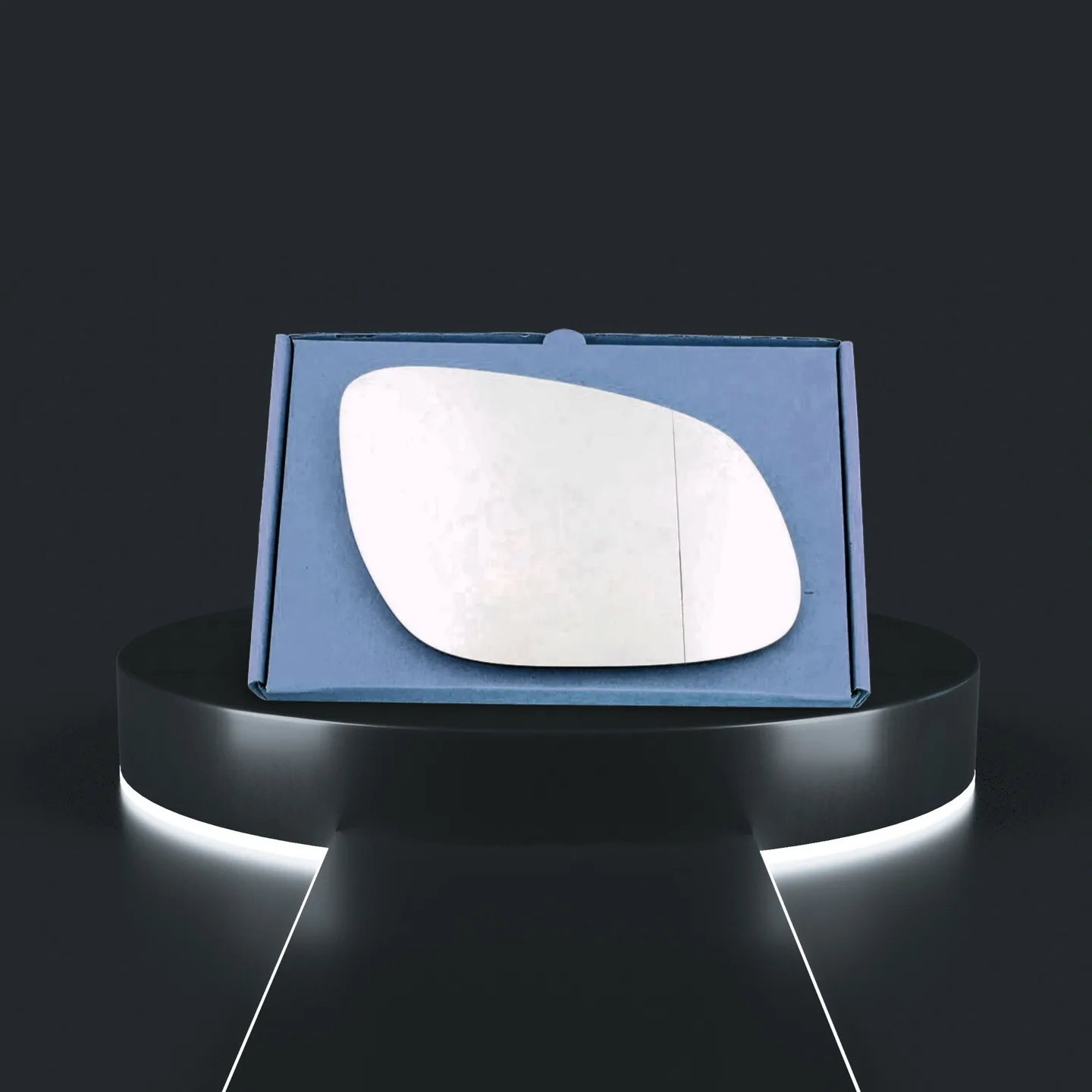 Stick on Wing Mirror Glass — Right Driver Side