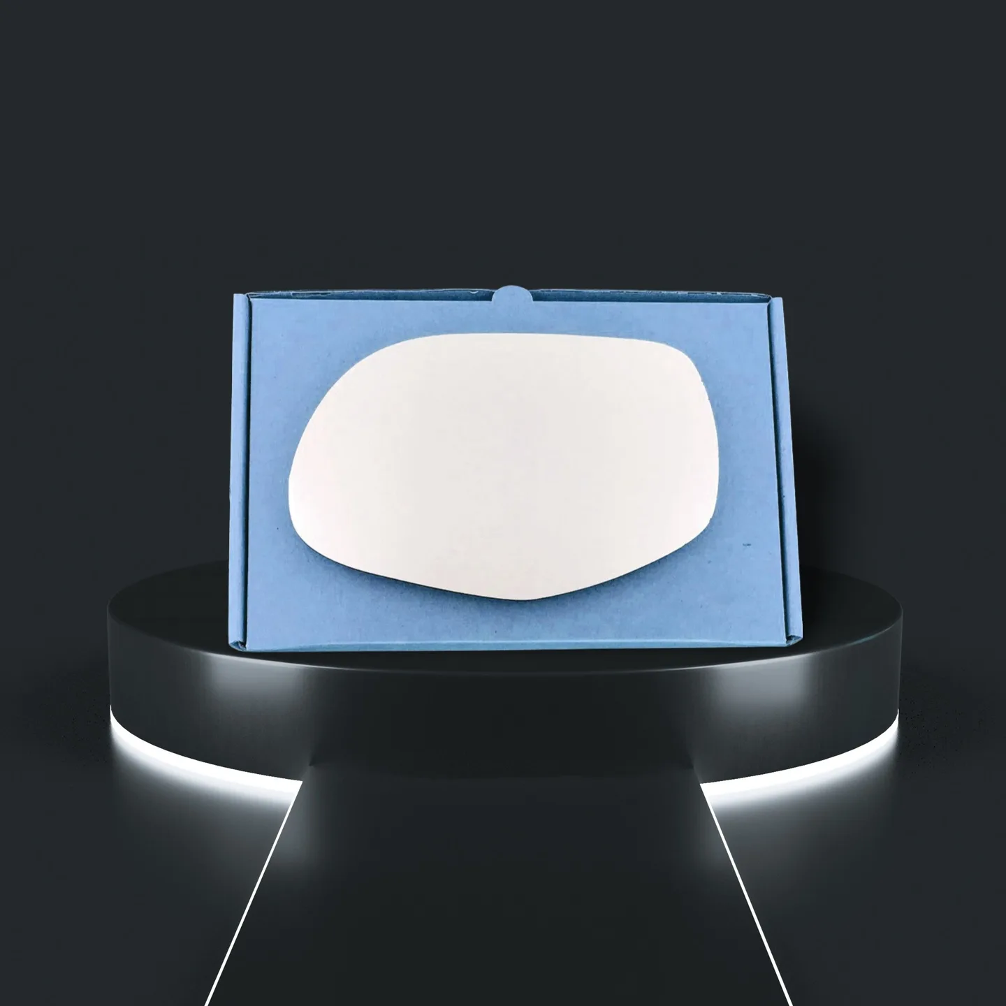 Porsche Cayenne Stick-on Wing Mirror Glass 2007-2010 — Convex — Left Passenger Side