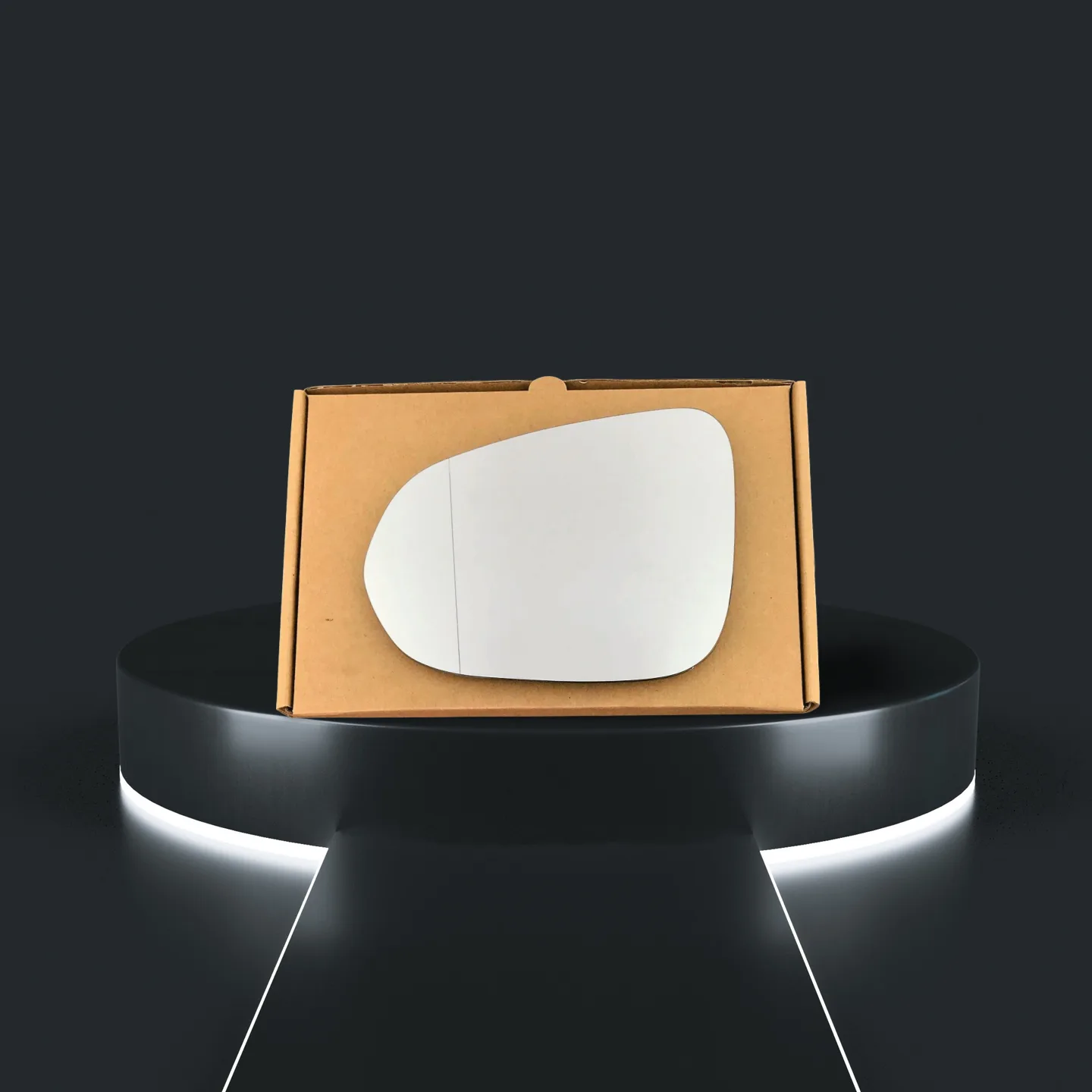 Lexus RX450H Stick-on Wing Mirror Glass 2014-2020 — Convex — Left Passenger Side