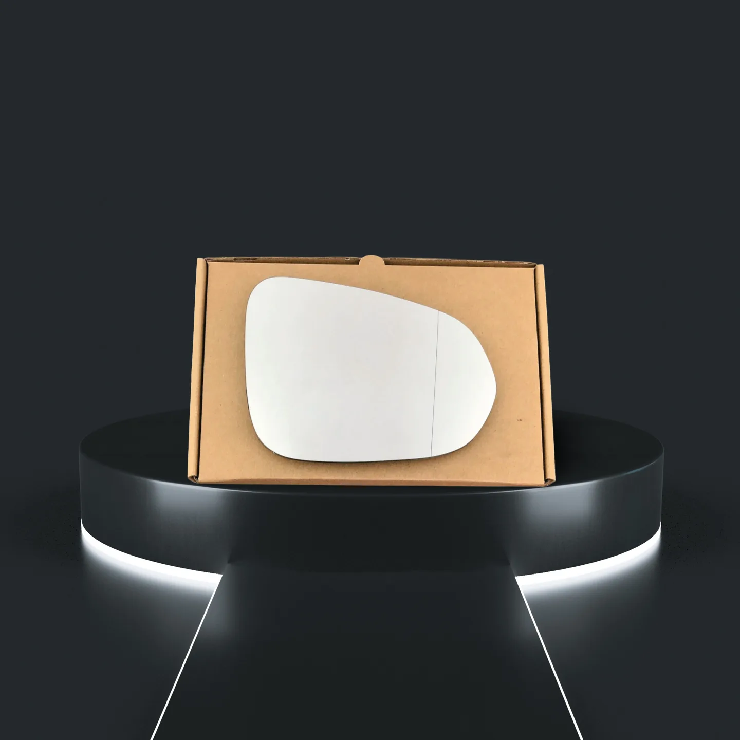 Stick on Wing Mirror Glass — Right Driver Side