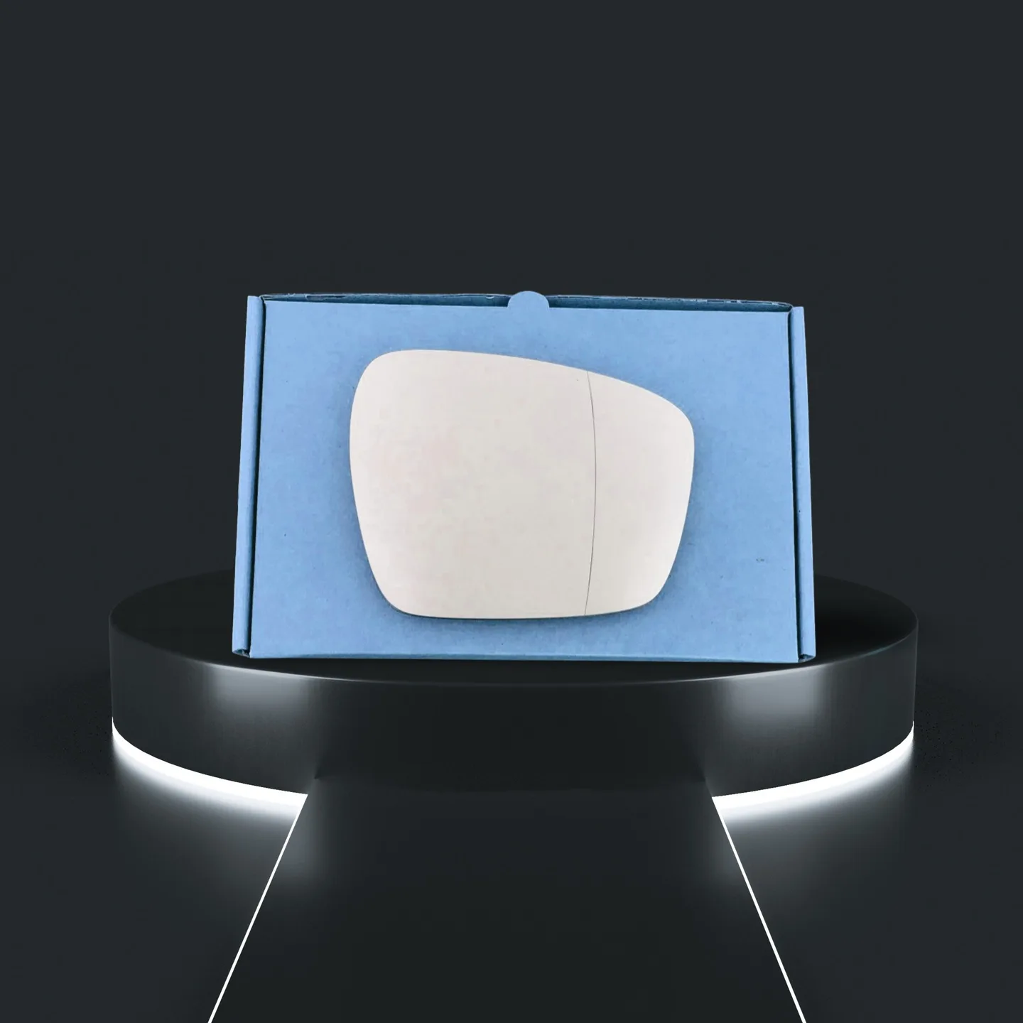 Ford Galaxy Stick-on Wing Mirror Glass 2015-2020 — Wide Angle — Right Driver Side