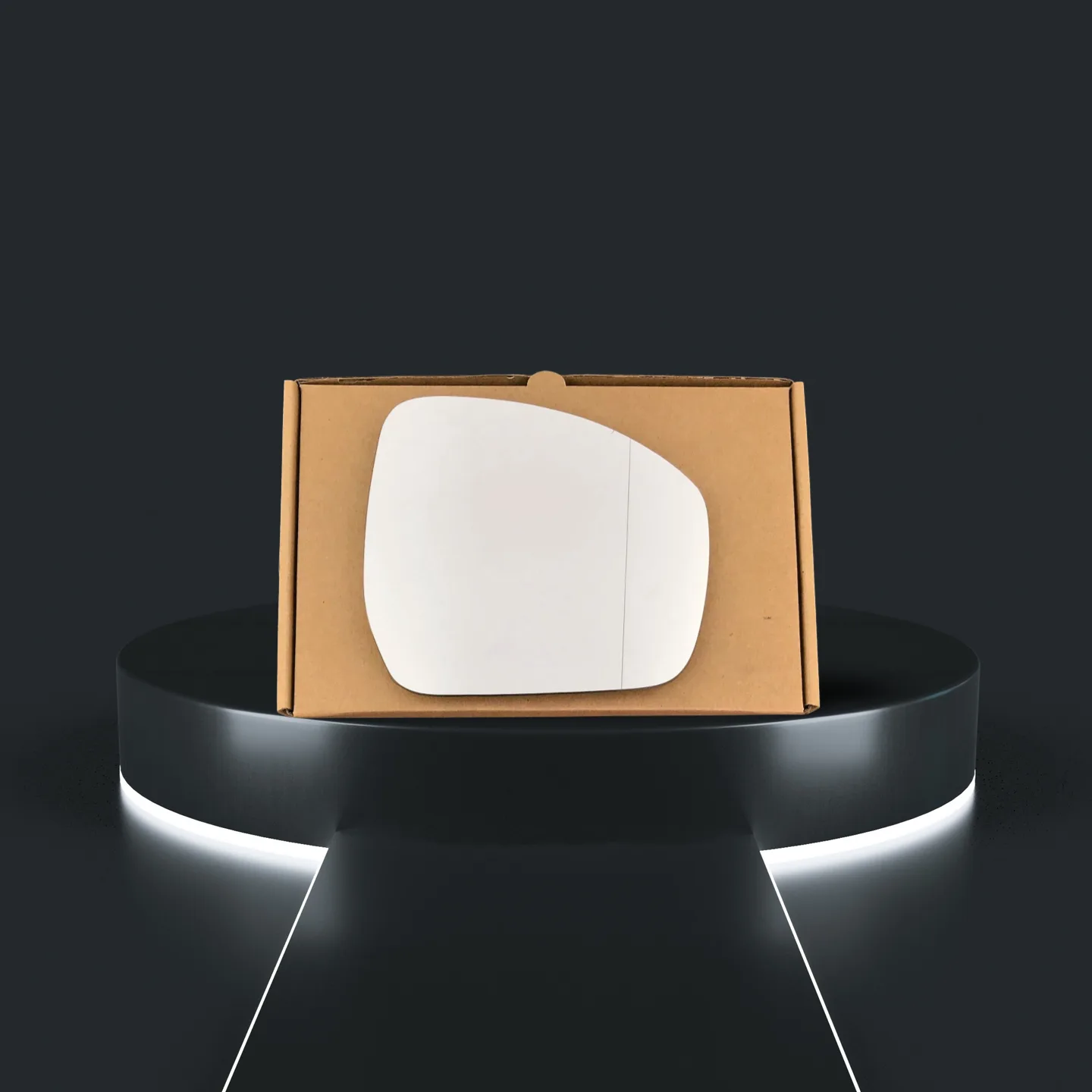 Stick on Wing Mirror Glass — Right Driver Side
