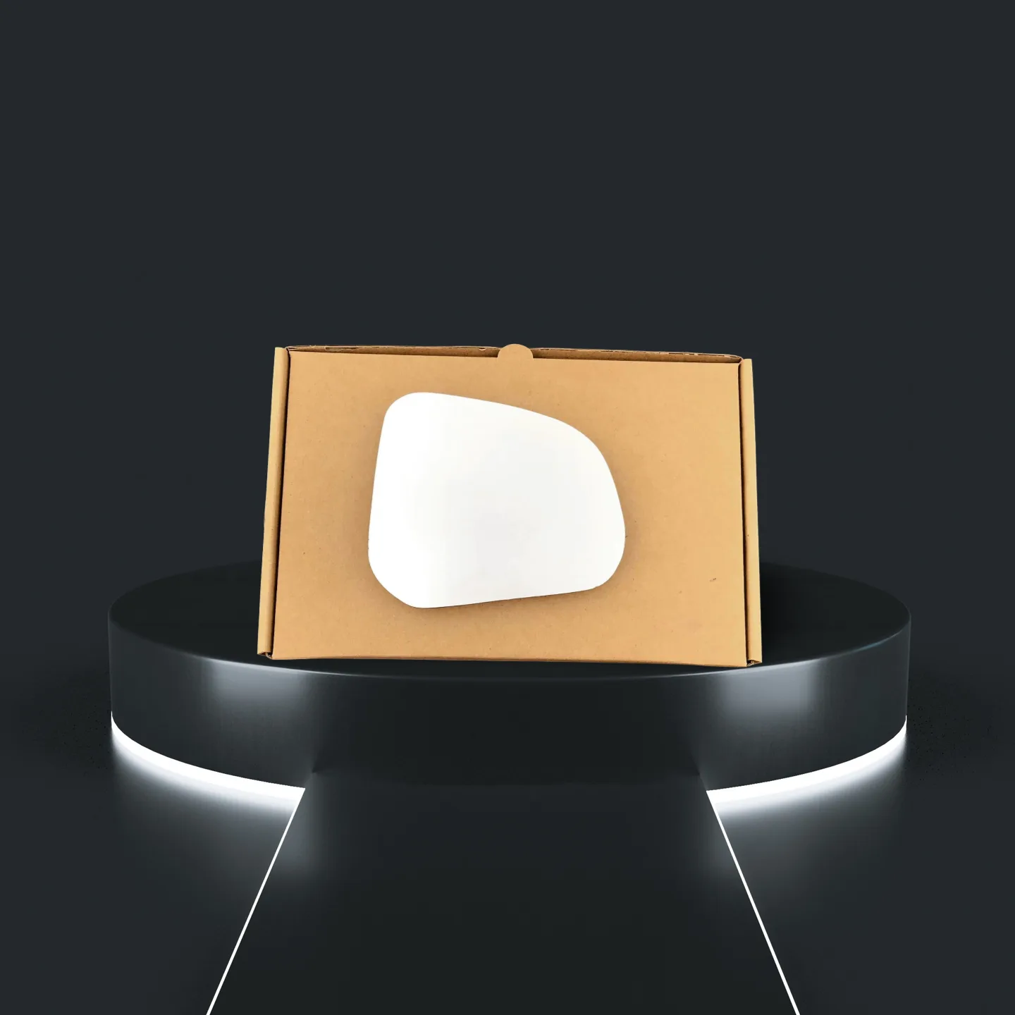 Stick on Wing Mirror Glass — Left Passenger Side