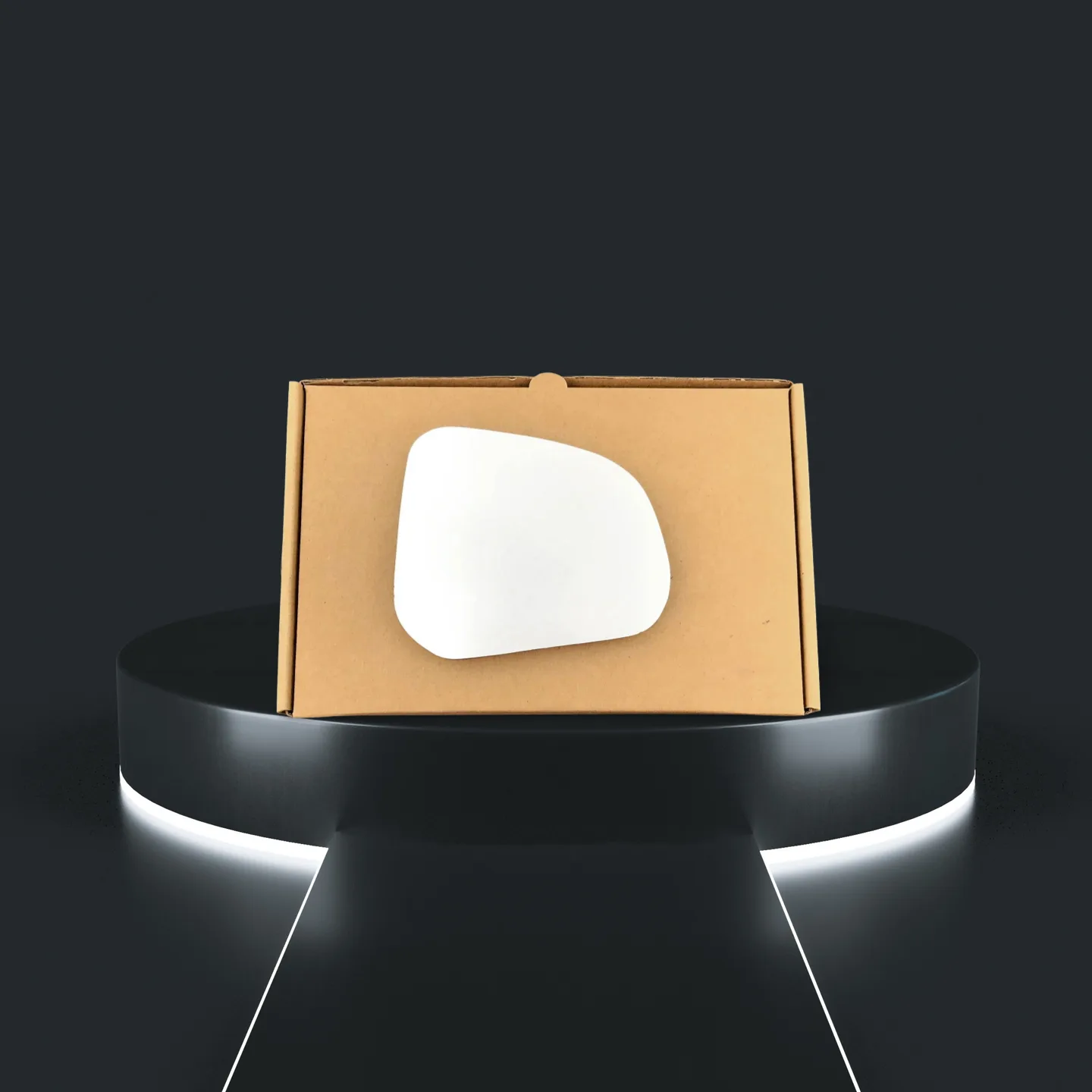 Stick on Wing Mirror Glass — Right Driver Side