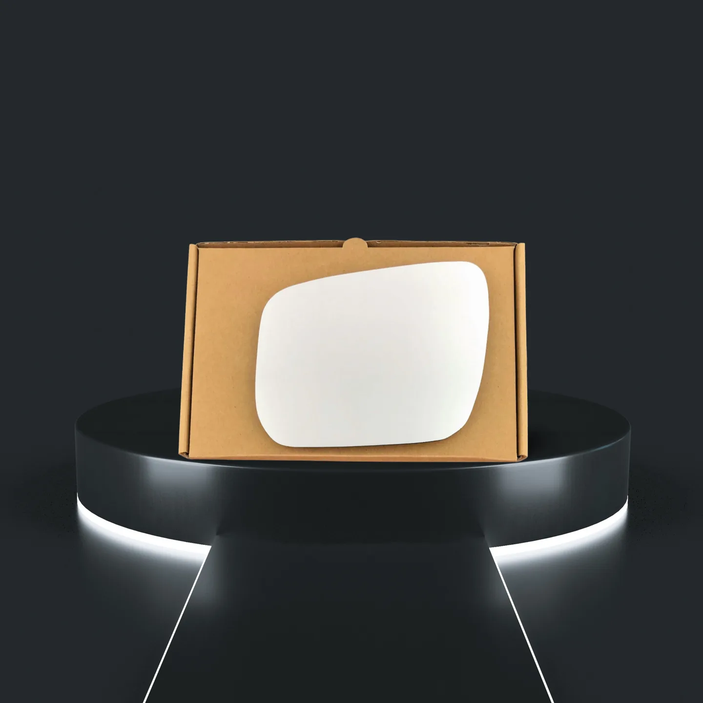 Stick on Wing Mirror Glass — Left Passenger Side