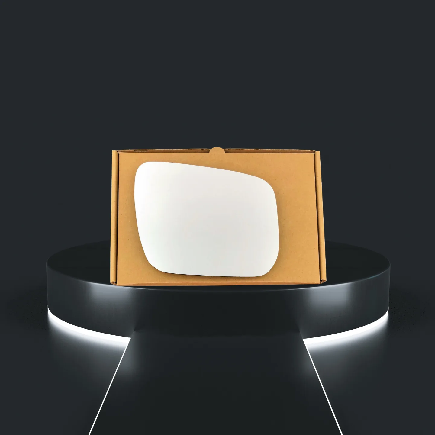Stick on Wing Mirror Glass — Right Driver Side