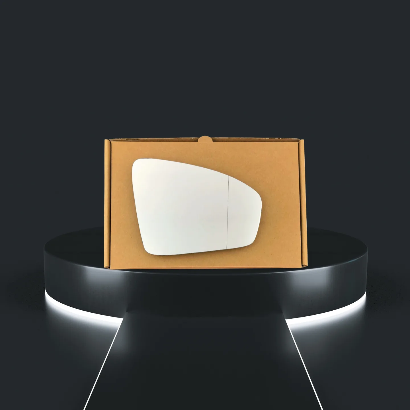 Volkswagen Tiguan Stick-on Wing Mirror Glass 2016-2022 — Wide Angle — Right Driver Side