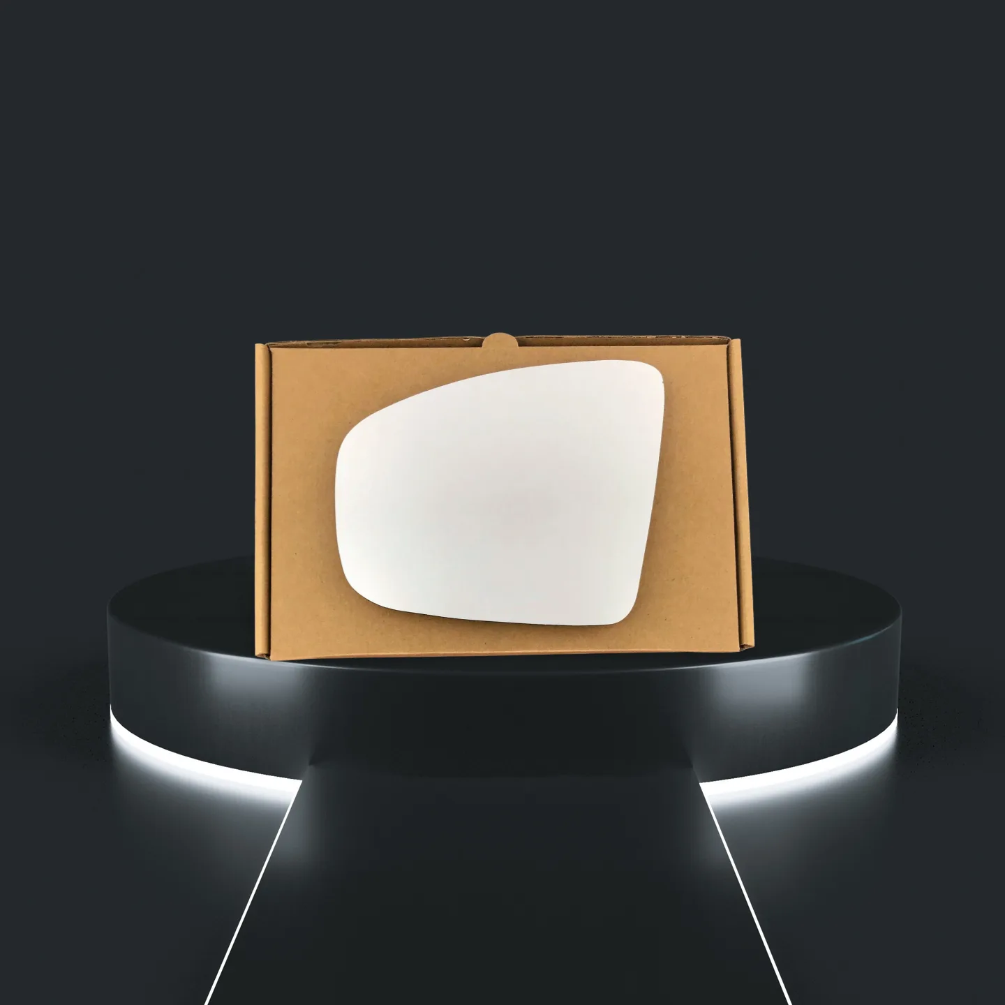 Stick on Wing Mirror Glass — Left Passenger Side