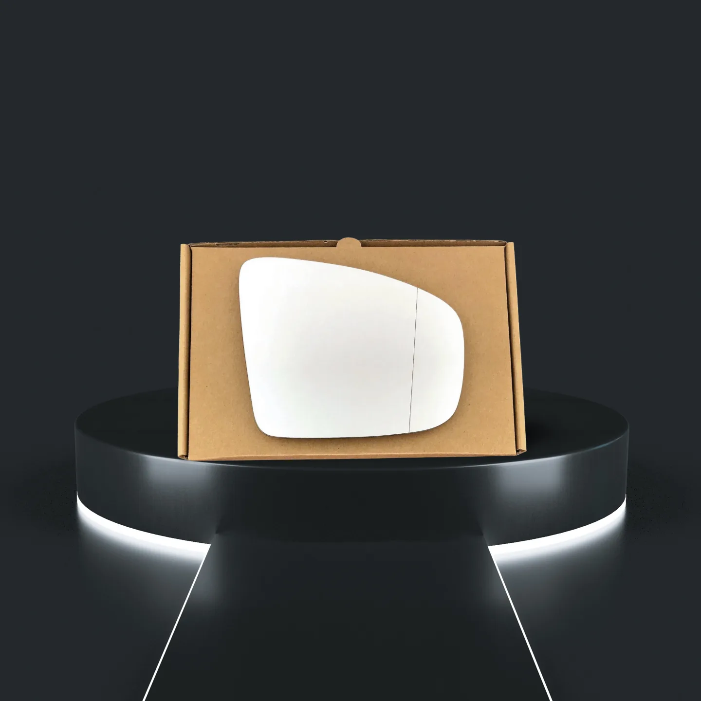 Infiniti QX50 Stick-on Wing Mirror Glass 2013-2020 — Wide Angle — Right Driver Side