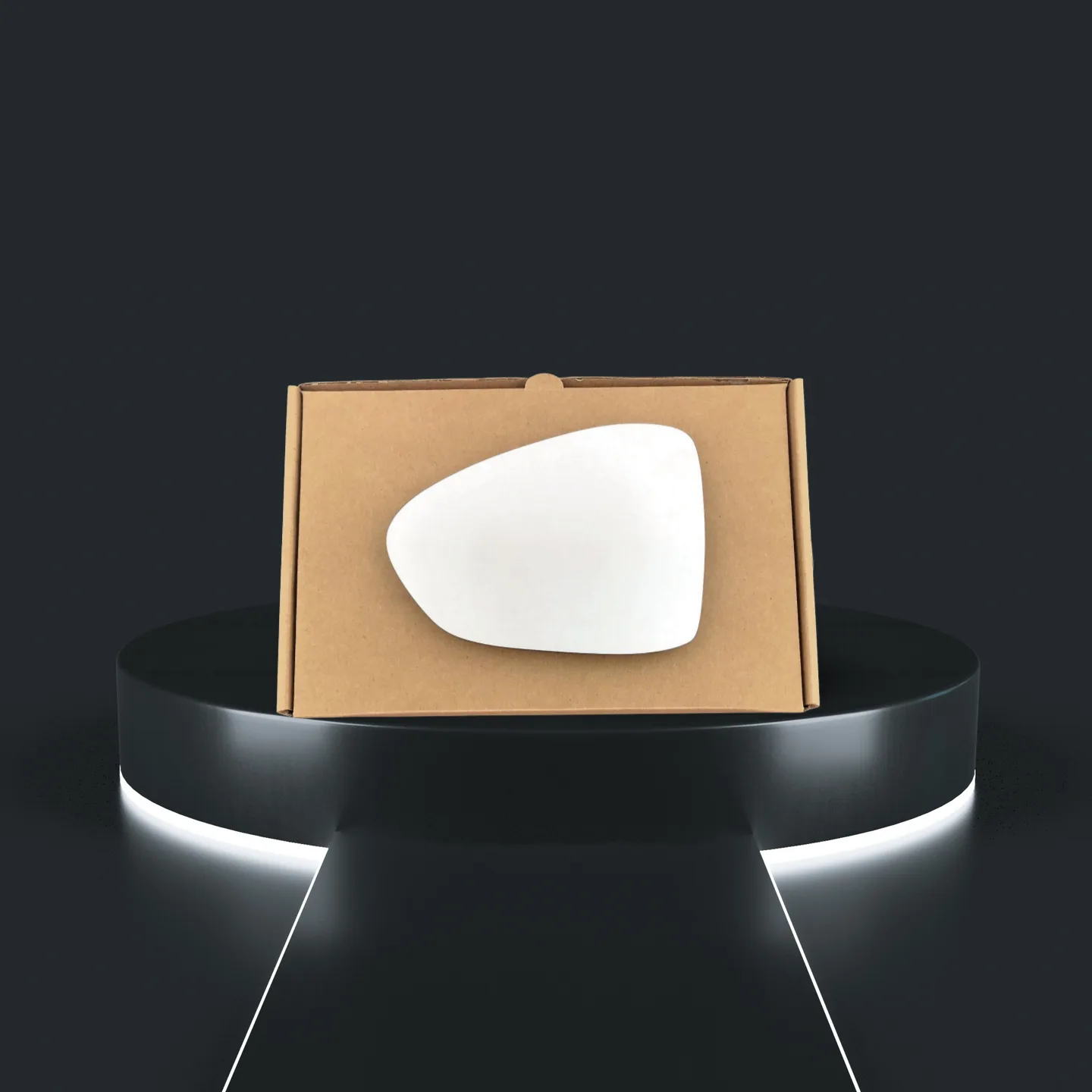 Fiat Tipo Stick-on Wing Mirror Glass 2015-2024 — Convex — Left Passenger Side