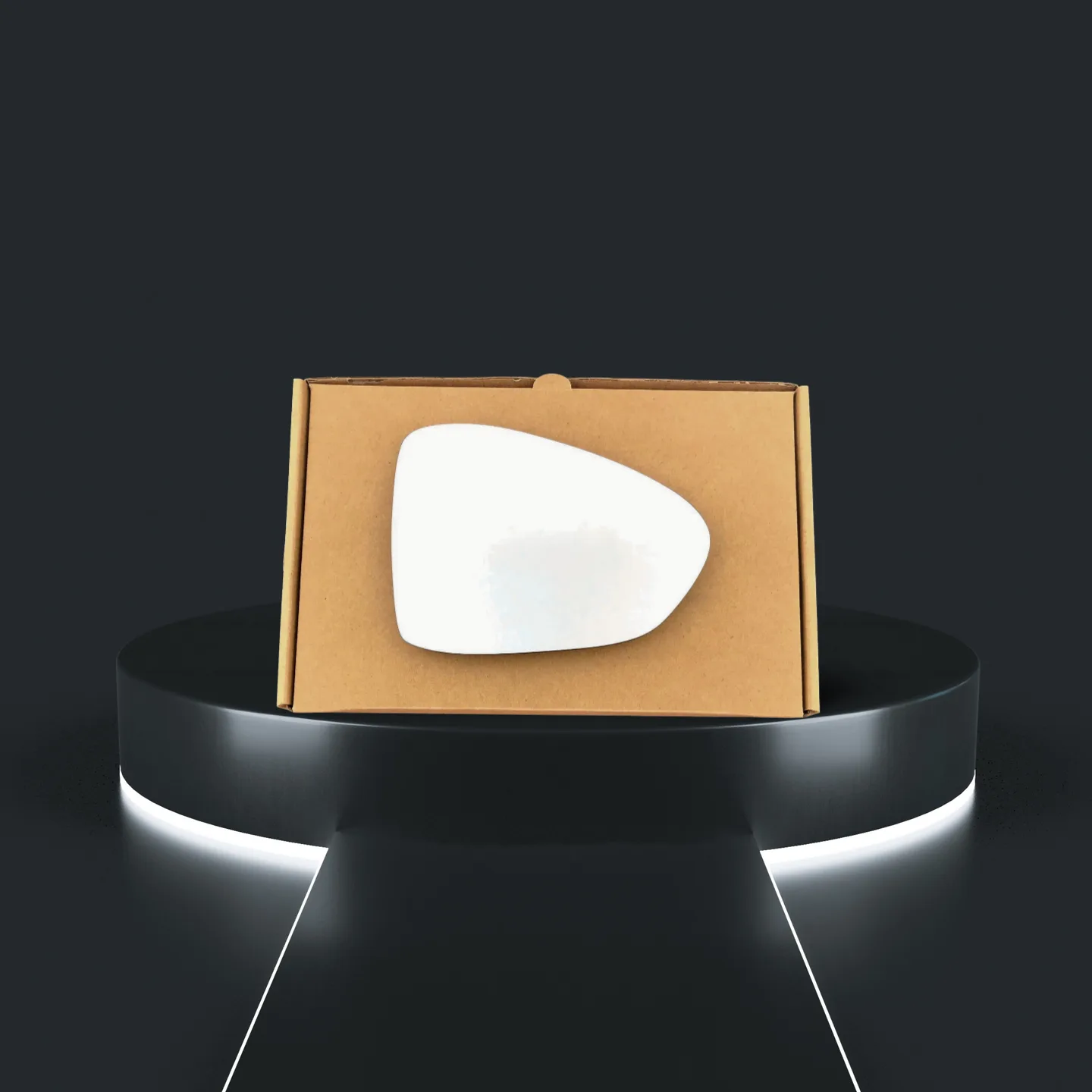 Fiat Tipo Stick-on Wing Mirror Glass 2015-2024 — Convex — Right Driver Side